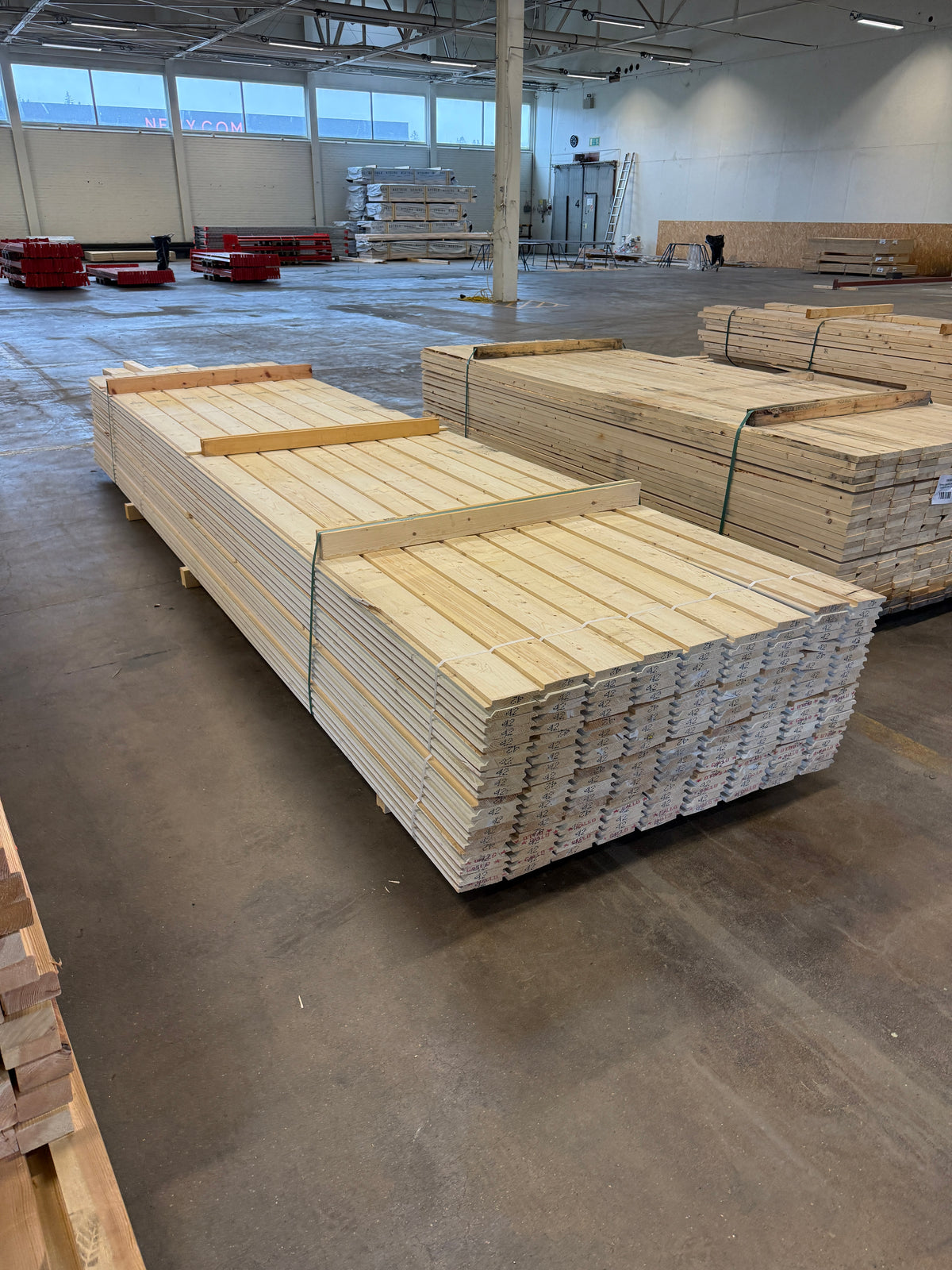 Paket Dubbelfasspont Grundmålad 22×120 mm – 4,20 m – 180 st