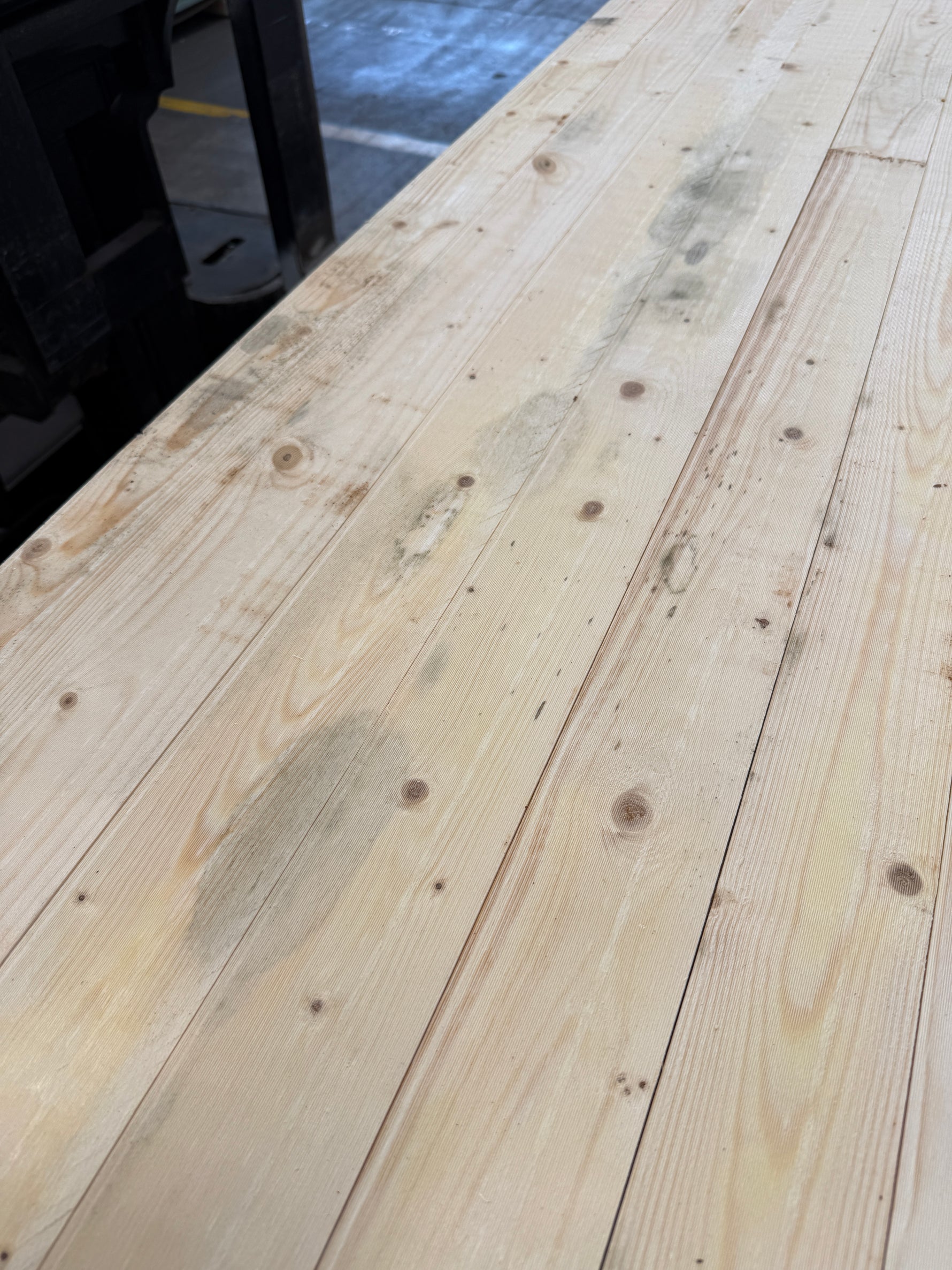 Paket Råspontluckor 20x540x3600mm 23st (Fuktskadat)