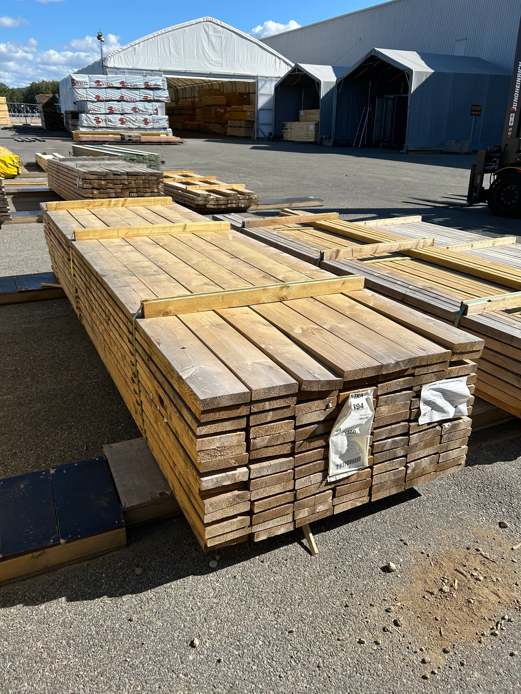 Parti Tryckimpregnerad Trall 34x145mm 3,60m 91st Furu NTR AB