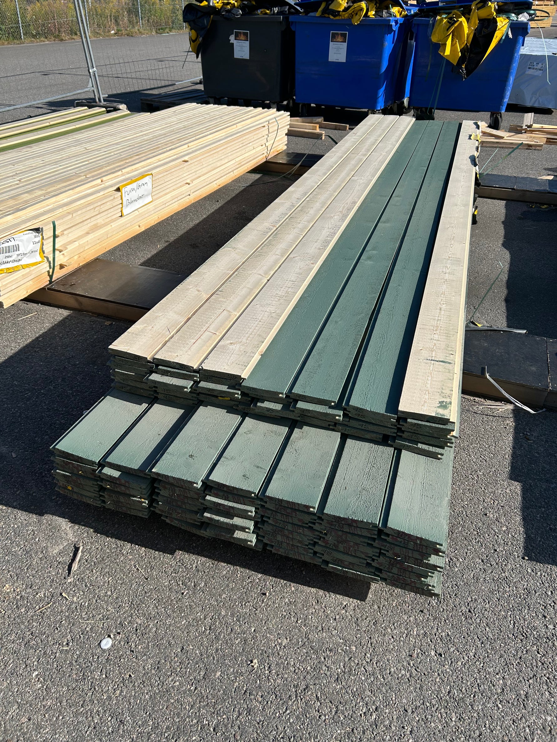 aket Falsad Spårpanel 22x145mm (4,50–4,80m) 88st Gran- Mellanstruken