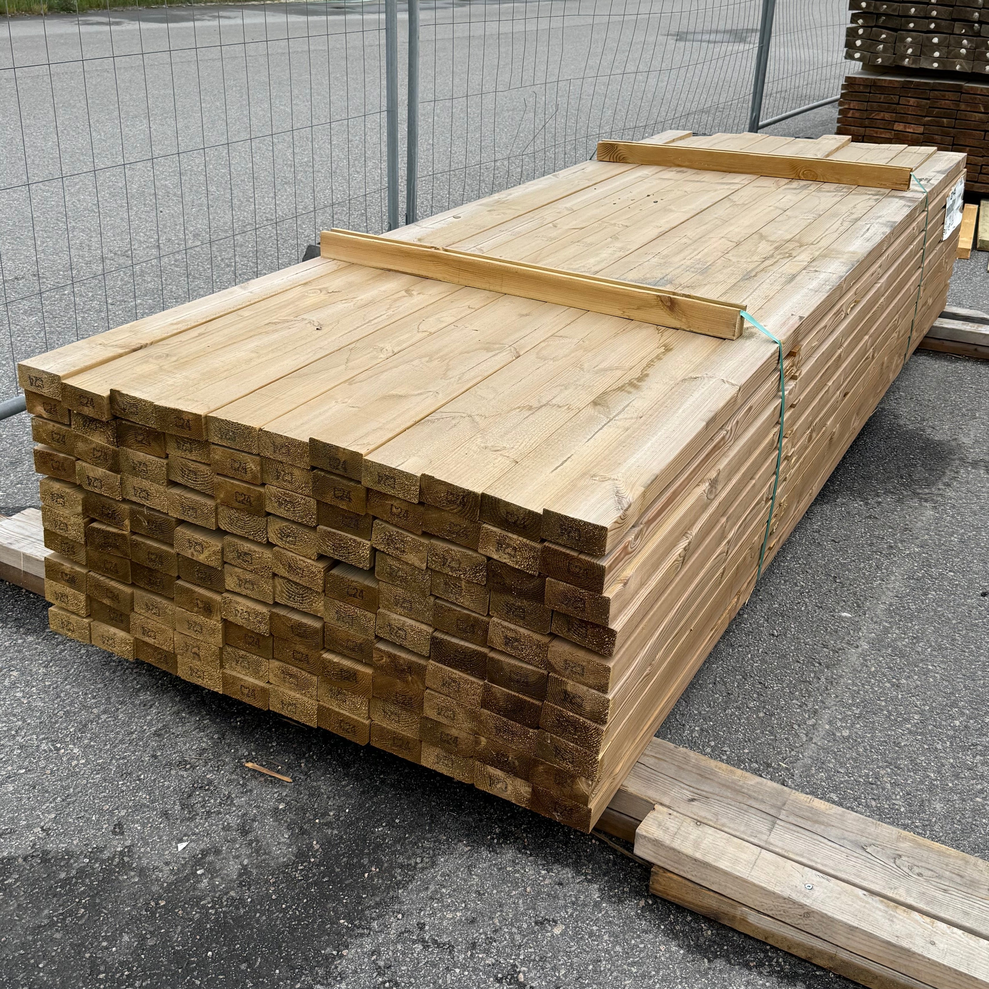 Paket Tryckimpregnerade Reglar 45x95mm, 110st 3,0m (C24)