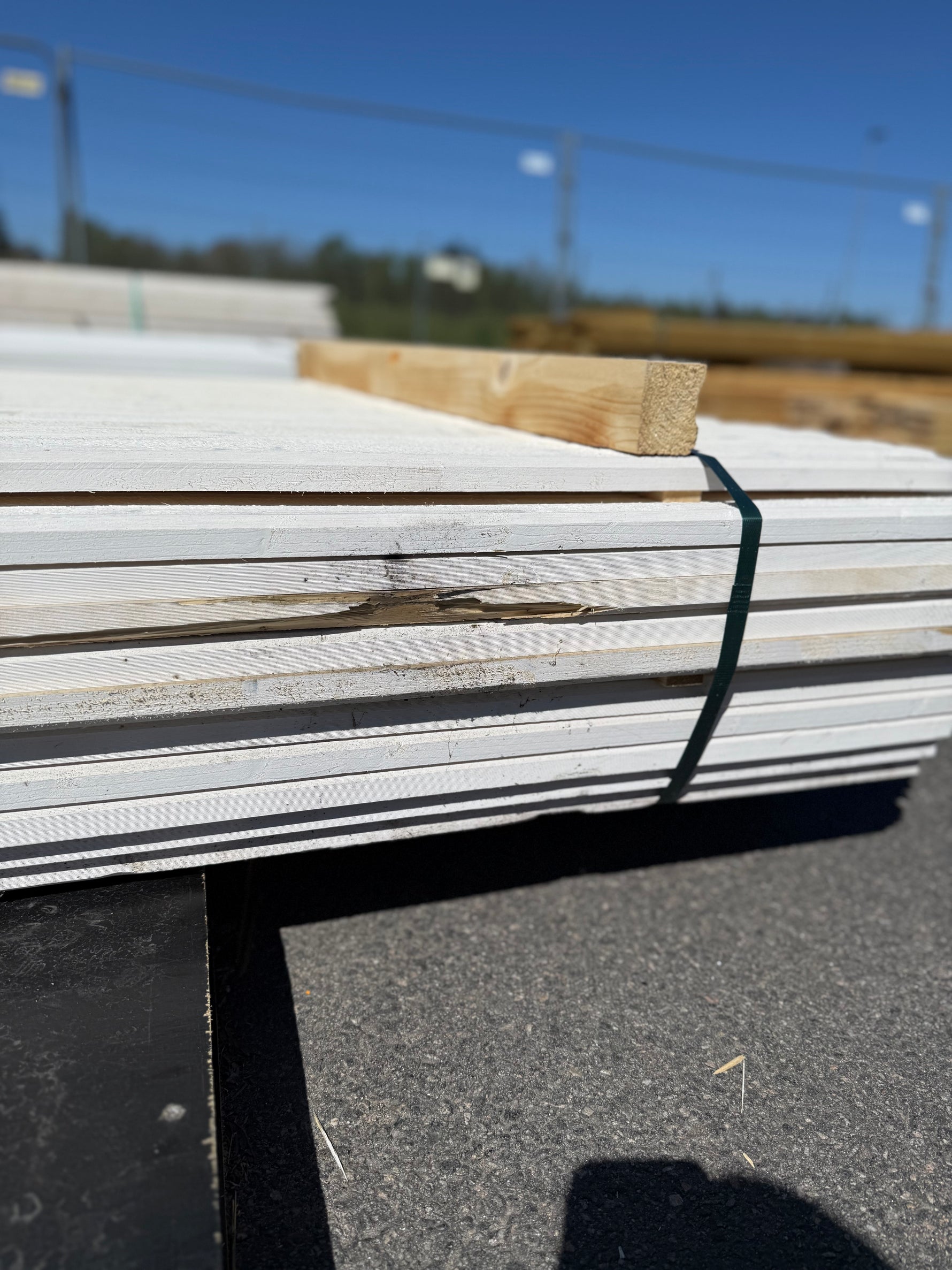 Paket Lockläkt 22x45mm, 267st 4.2m- Grundmålade