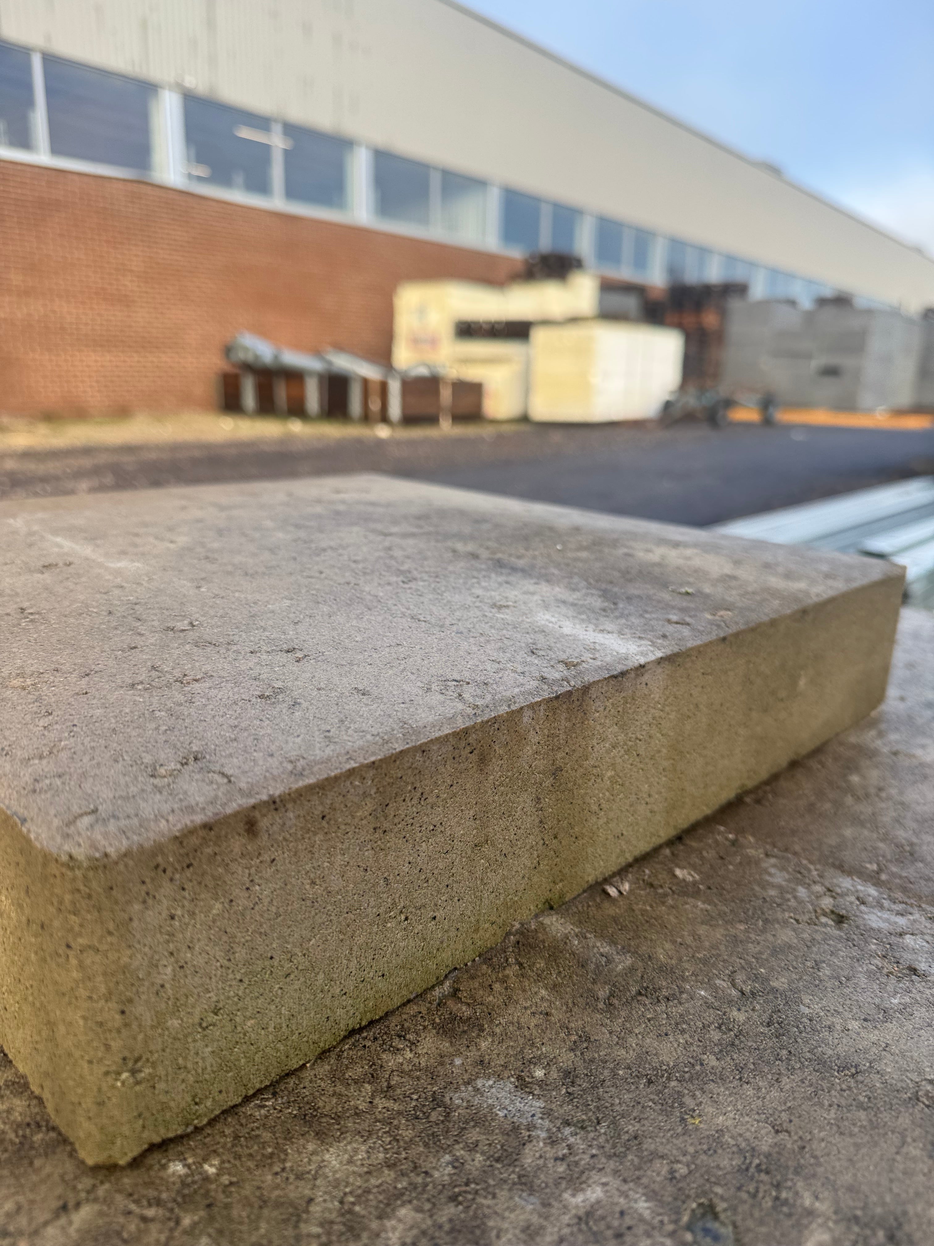 Parti Stolptopp Patina 400×400×80 mm – Grå (24 st)