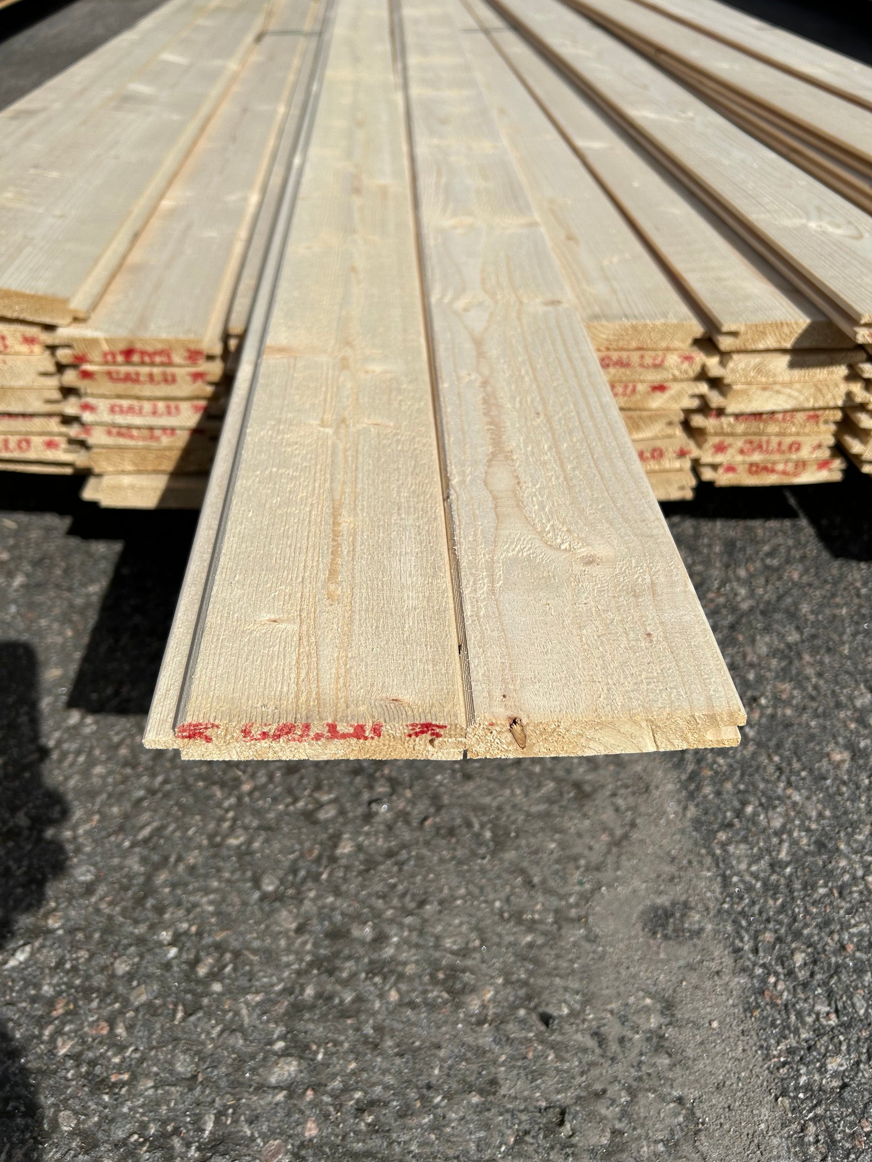Paket Dubbelfasspont 17x95mm 73st 3.90m Obehandlad