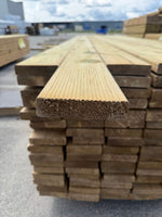Paket Tryckimpregnerad Rillad Trall 28x120mm, 144st 4.20m- Väderbitet