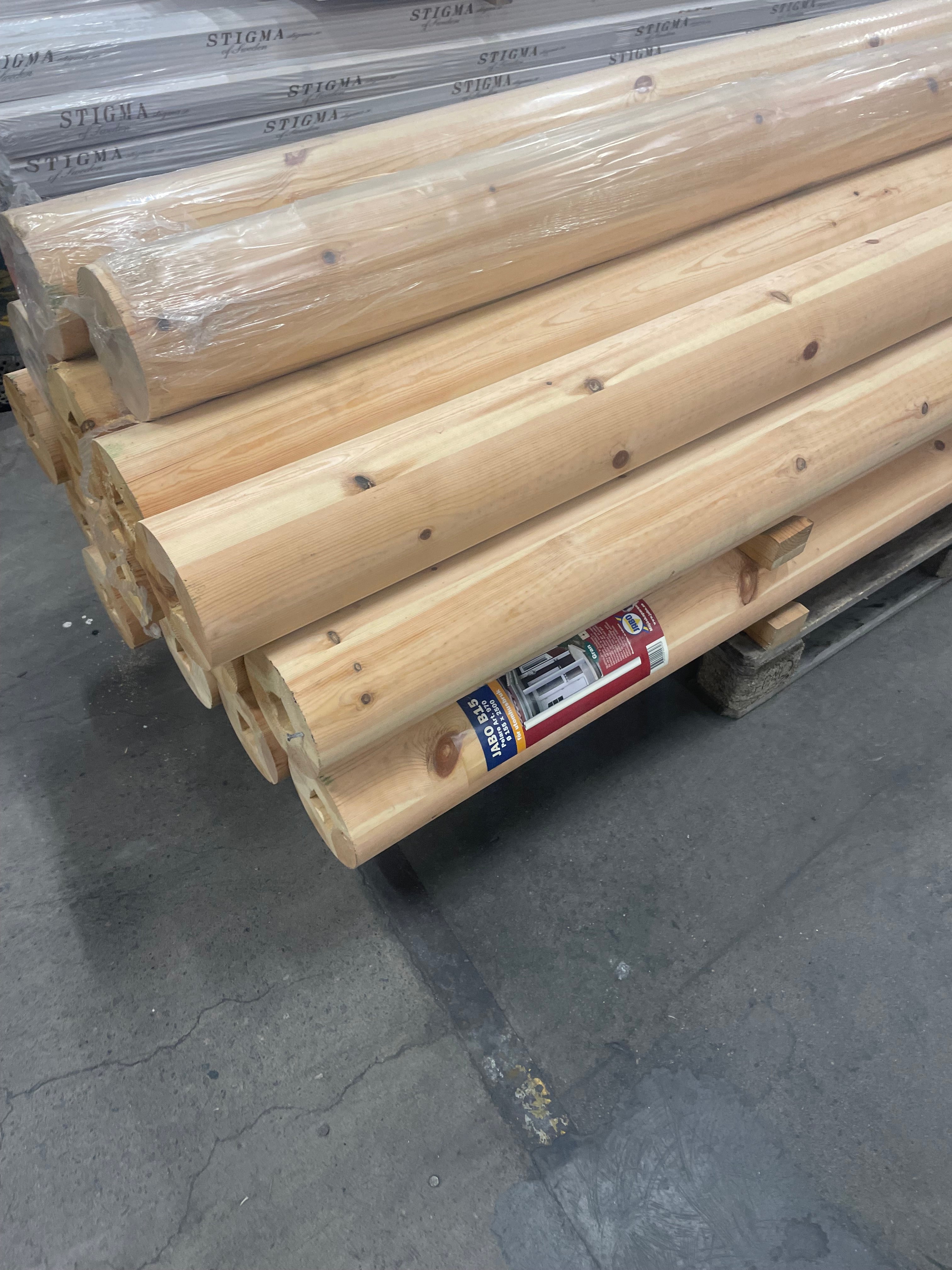 Rund limträpelare 155x2500mm