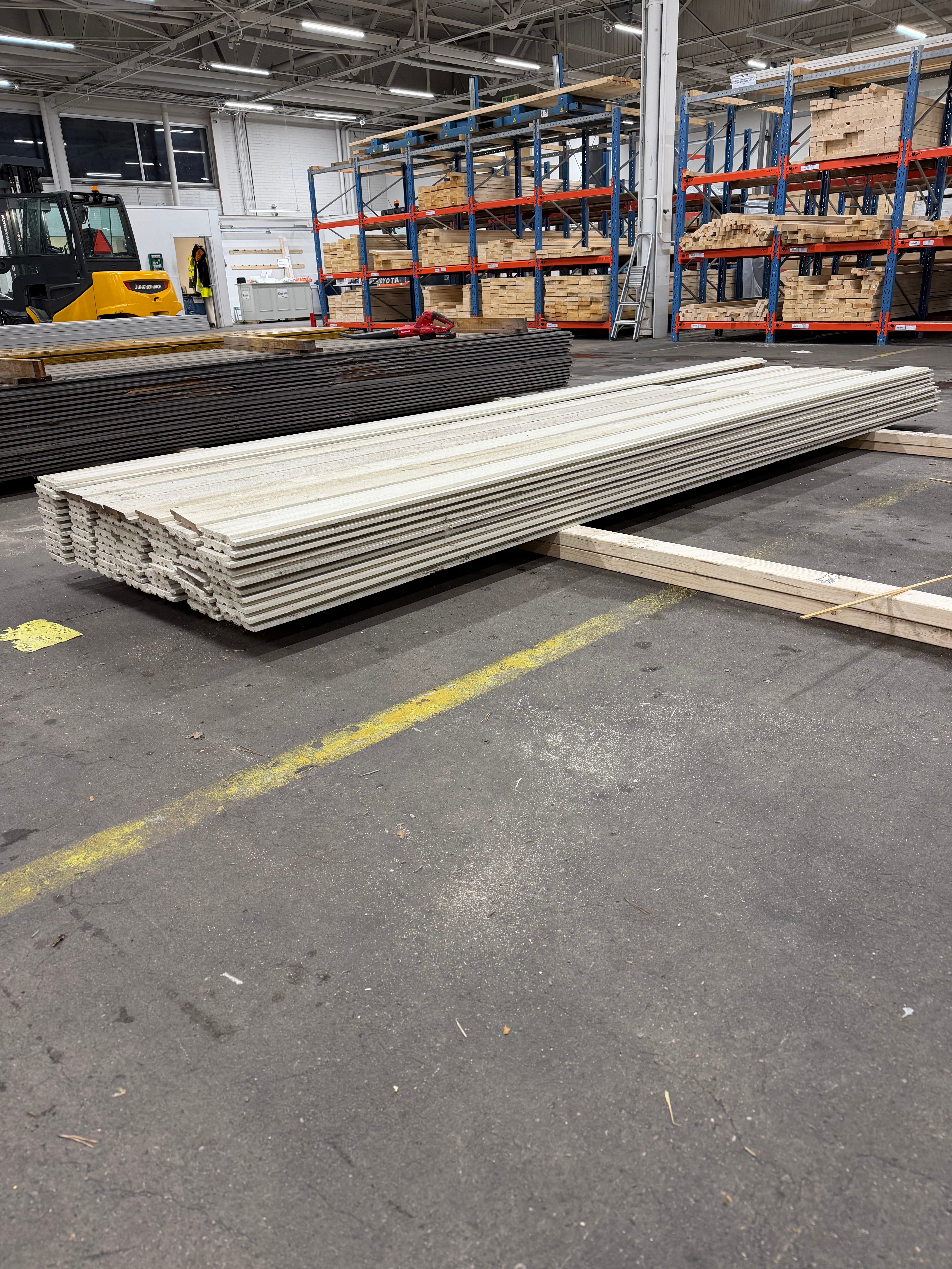 Paket Ytterpanel Falsad Enkelfas 21x147 mm – 70 st Vit