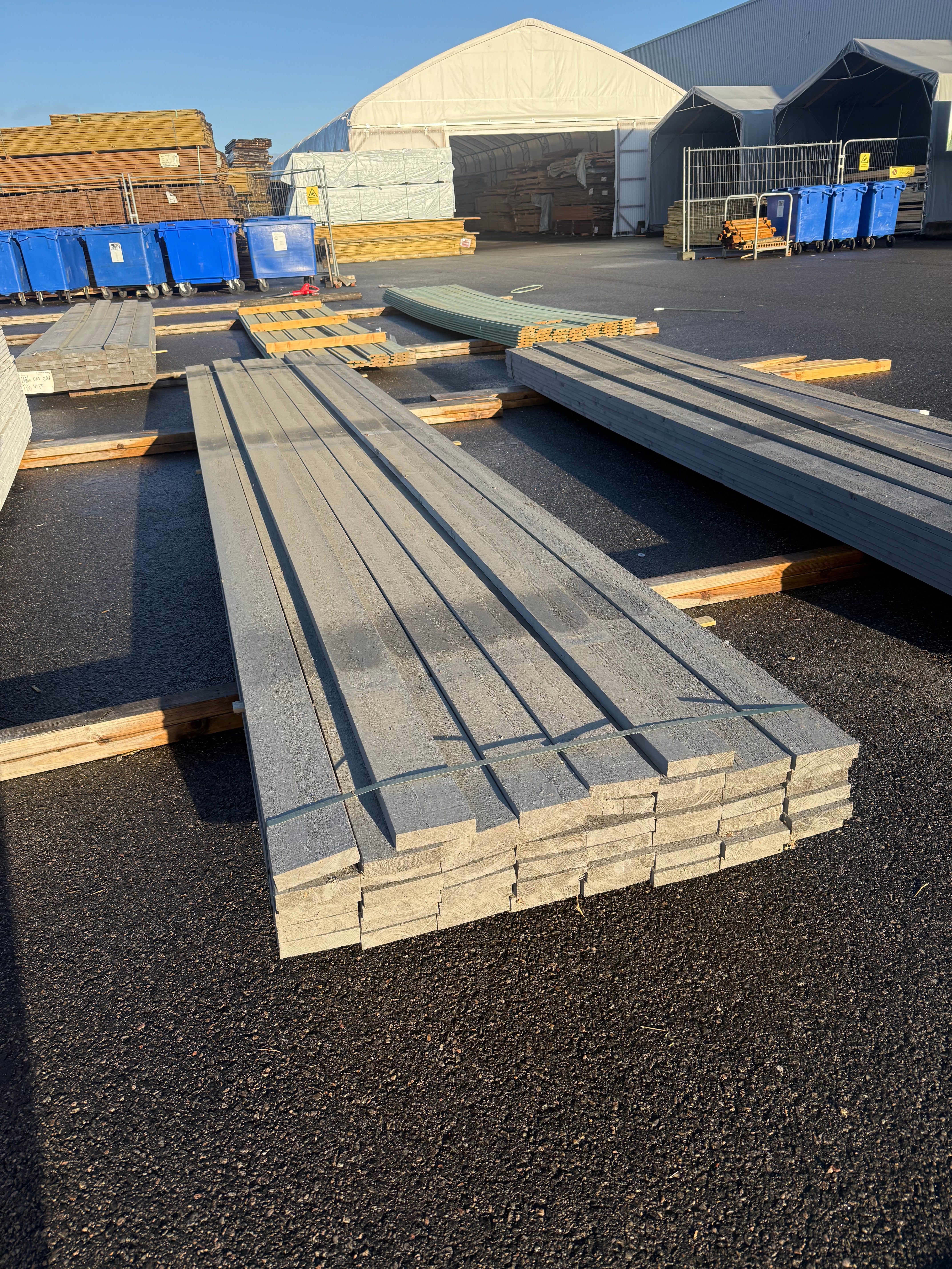 Paket Finsågad Panel 28x120 mm – 50 st (5,40 m, Målad NCS S 6500-N)