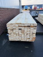 Paket Brädor 25x100mm Råsågade – 279 st (4,2–5,4 m, gran, obehandlad) - Spirec