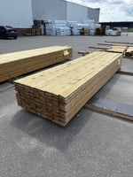 Paket Tryckimpregnerad Rillad Trall 28x120mm, 144st 4.20m- Väderbitet
