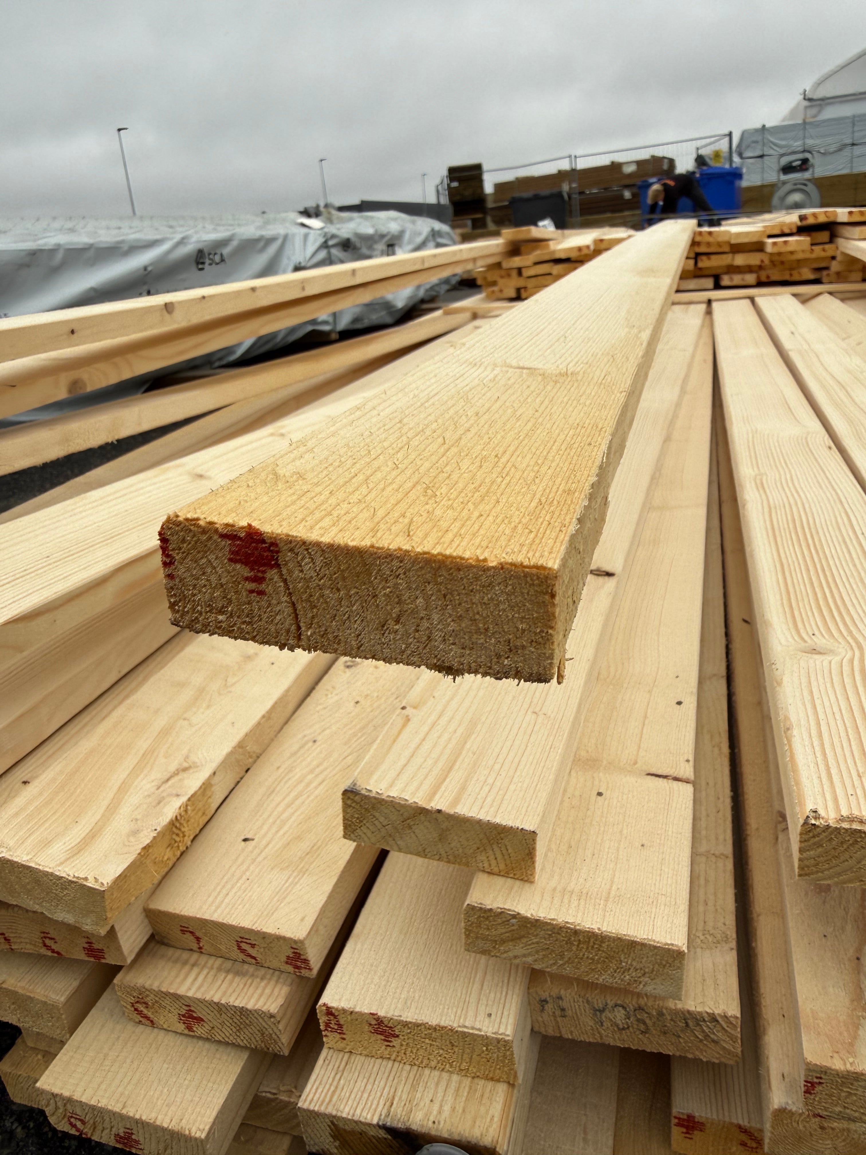 Paket Läkt 22x70 131st 3,6-5,4m (B-Sortering)