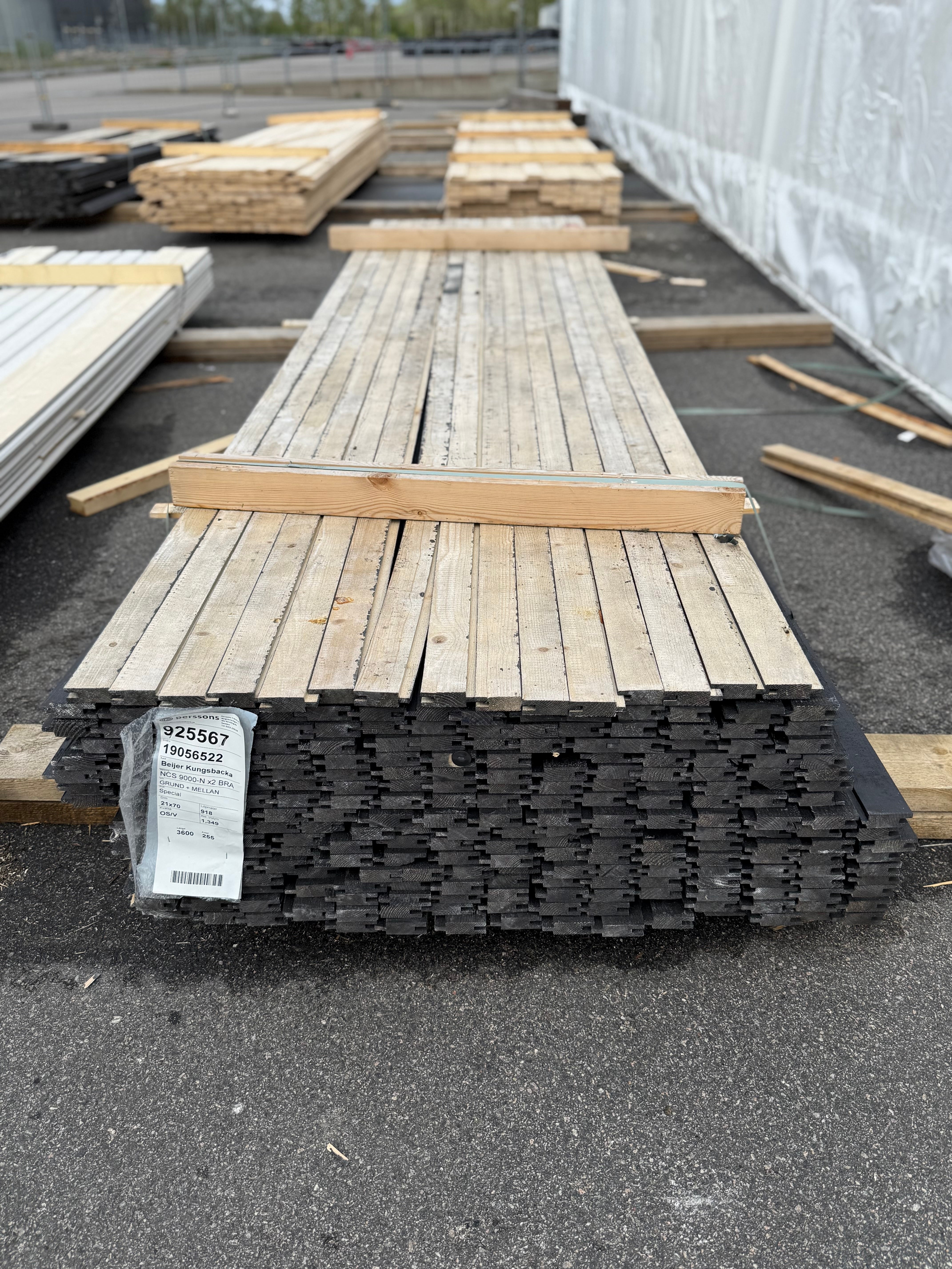 Paket ytterpanel Special 21x70mm 3.60m 255st