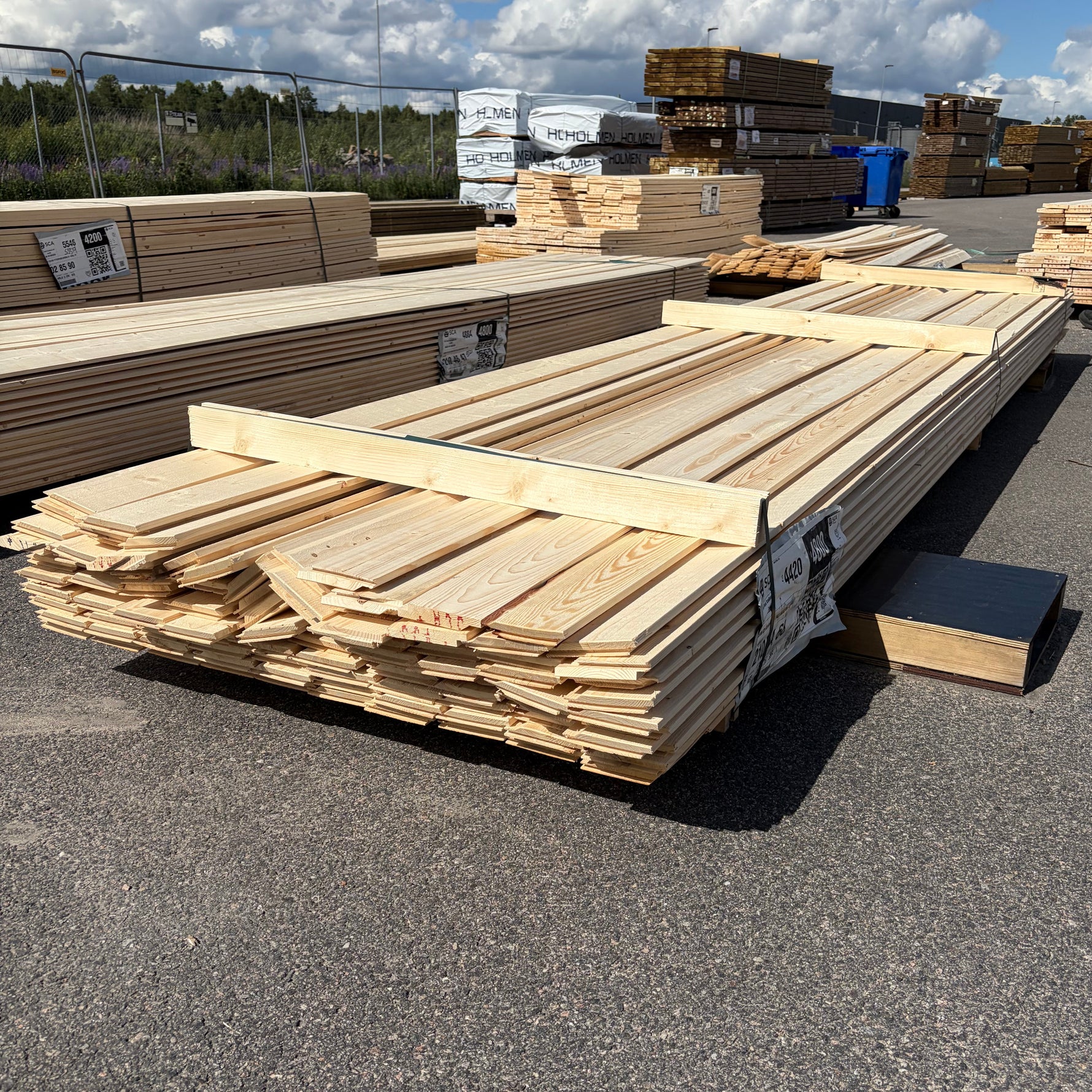 Paket Enkelfas Fals Ändspont 22x120mm, 100st 4,80m (Andra sortering)