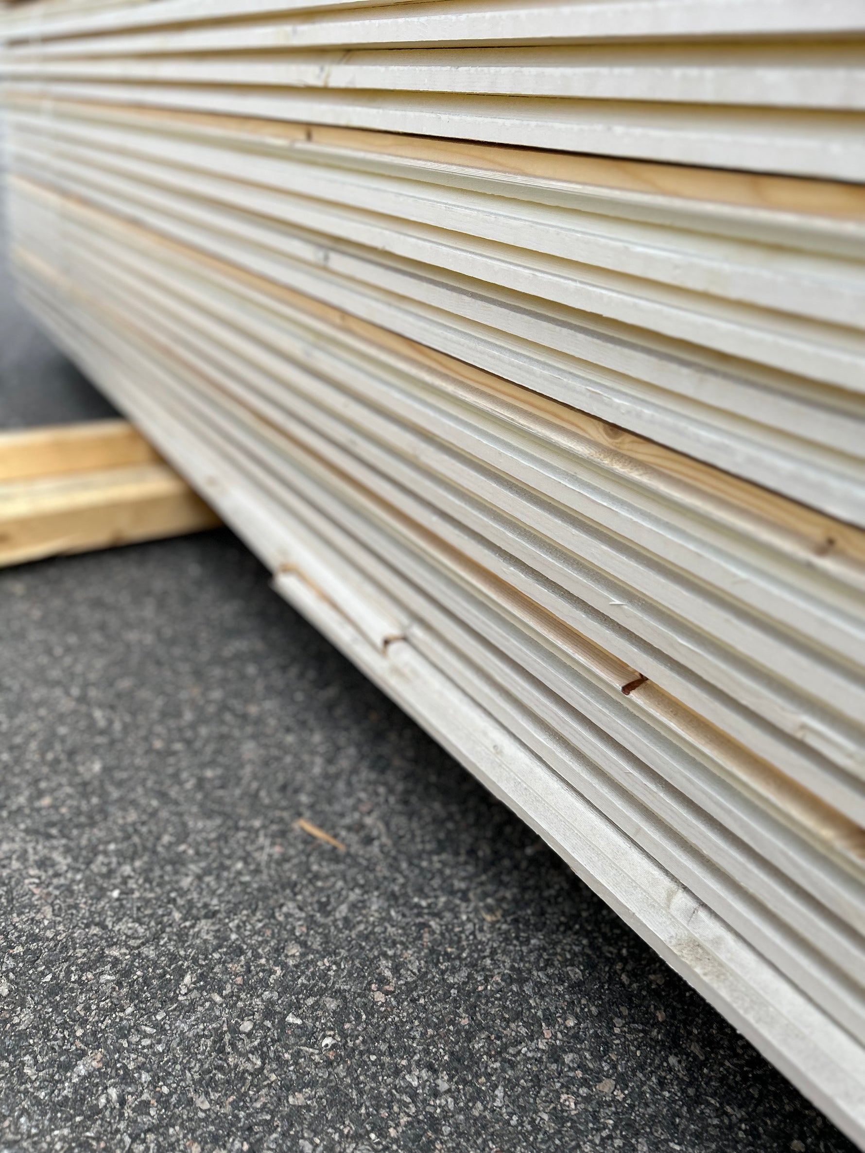 Paket Dubbelfas Halvspont 22x120mm 4.20m Grundmålad 225st