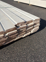 Paket Ytterpanel Dubbelfas 22×145 mm 4,50 m – Vit Grundmålad, 63 st