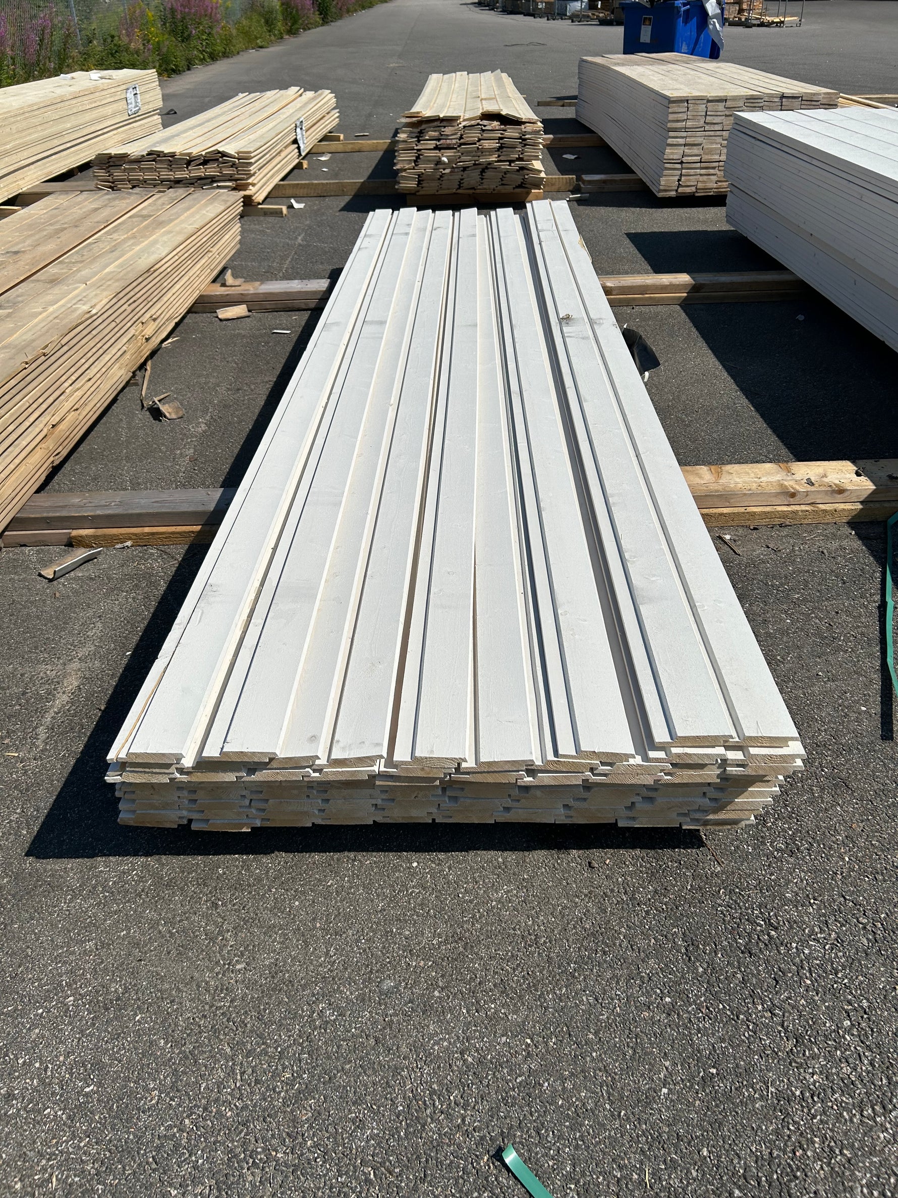 Paket Ytterpanel Dubbelfasspont 22x120mm 4.20m 92st- Obehandlade
