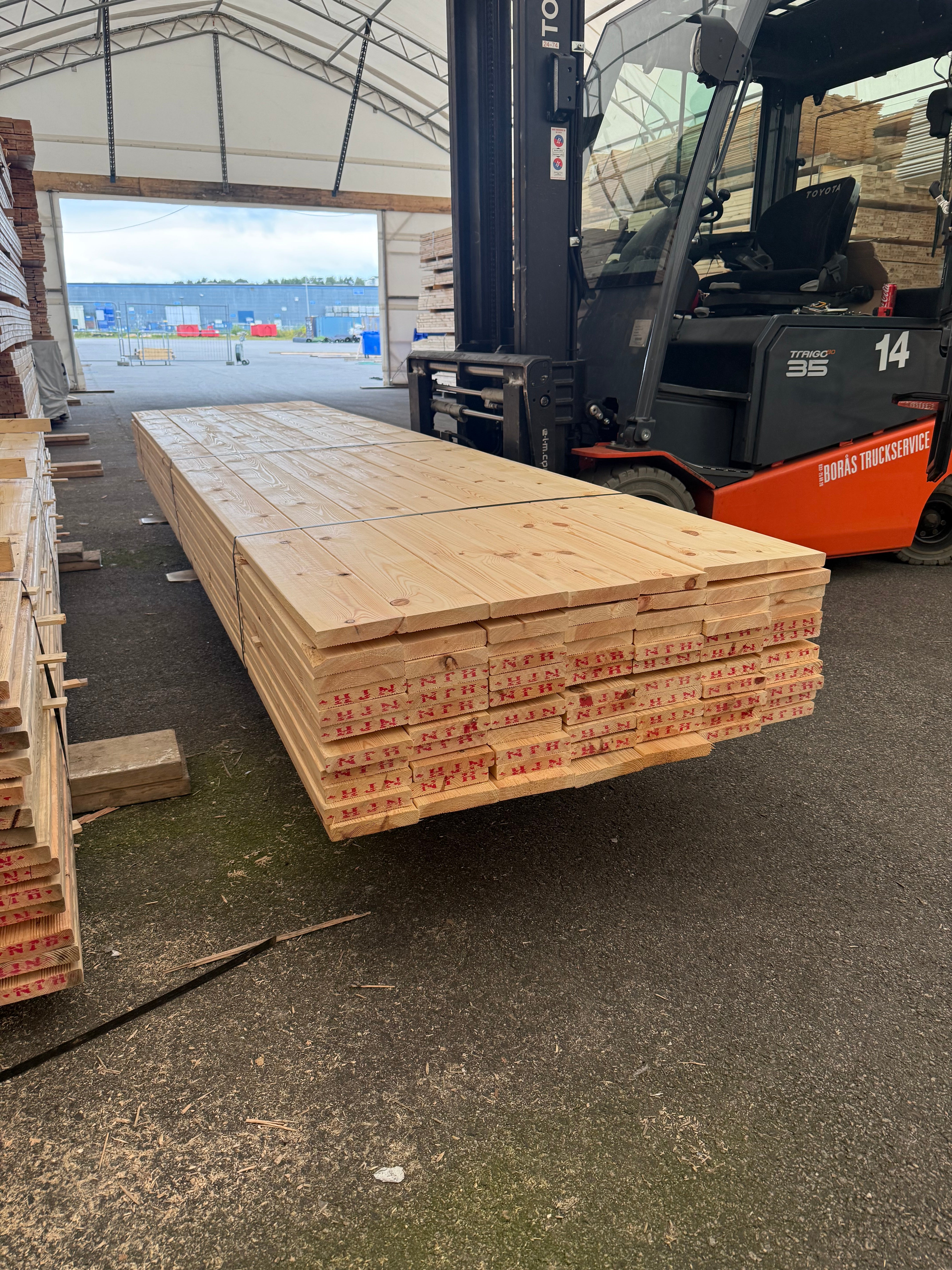 Paket Trall Rillad 34x145mm- 77st 4.20m