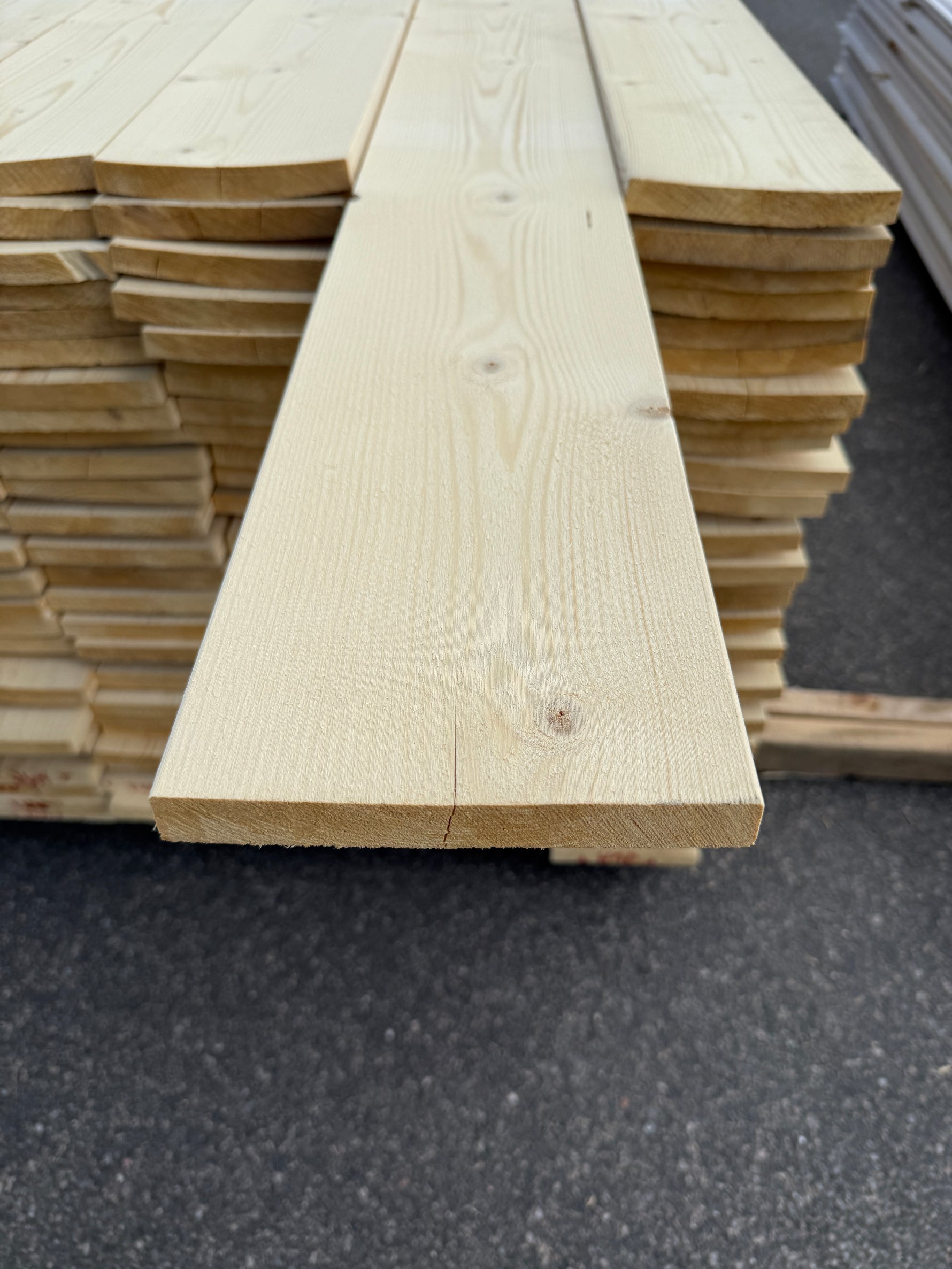 Paket Finsågade Brädor 22x170mm, 156st 3.0m- Obehandlade