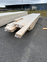 Parti Massivt Furugolv Borstad Ljusgrå Ekonomi 25x160 mm – 63,54 m²