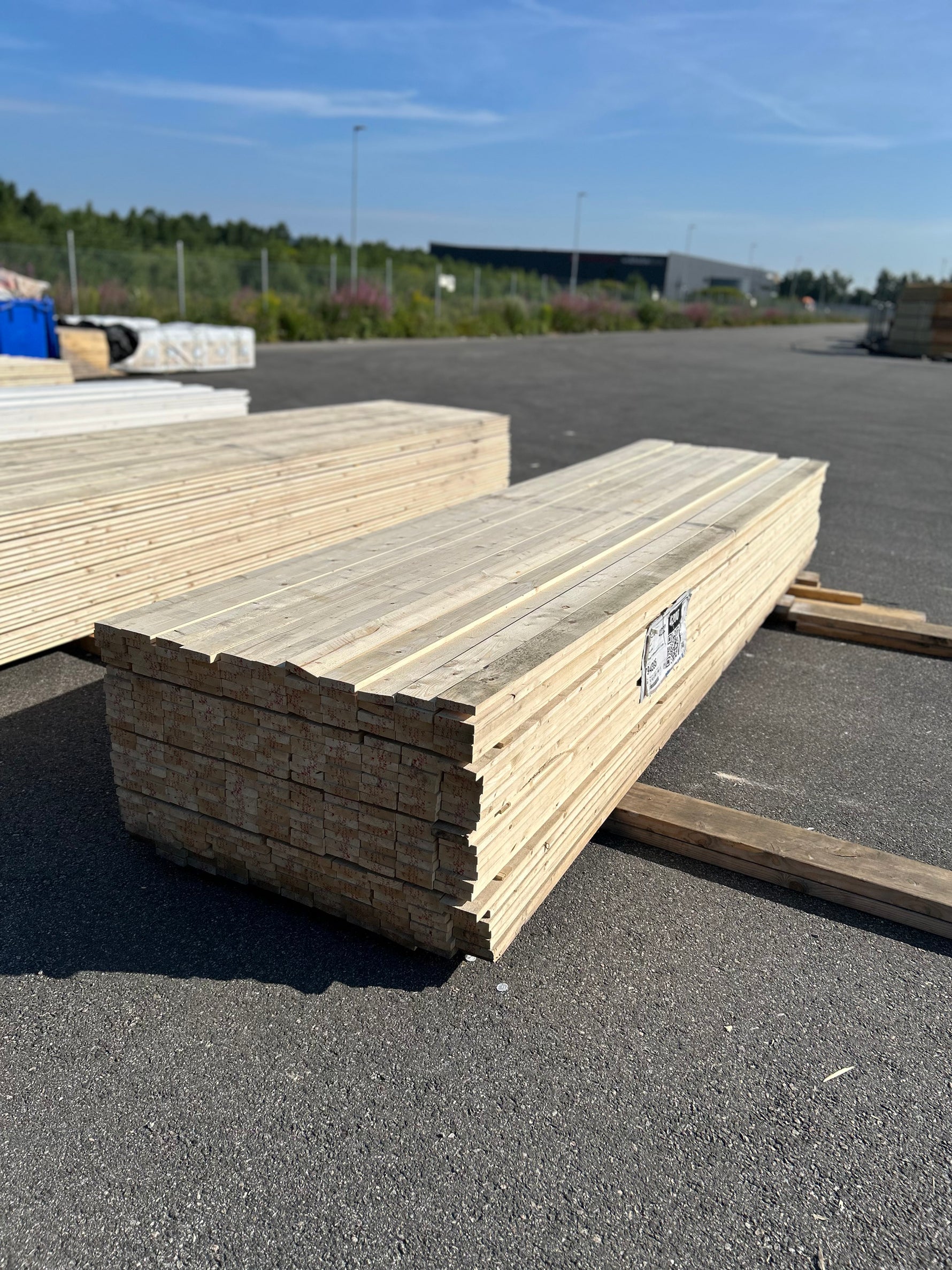 Paket Finsågade Brädor 22x95mm 4,20m 285st Obehandlad