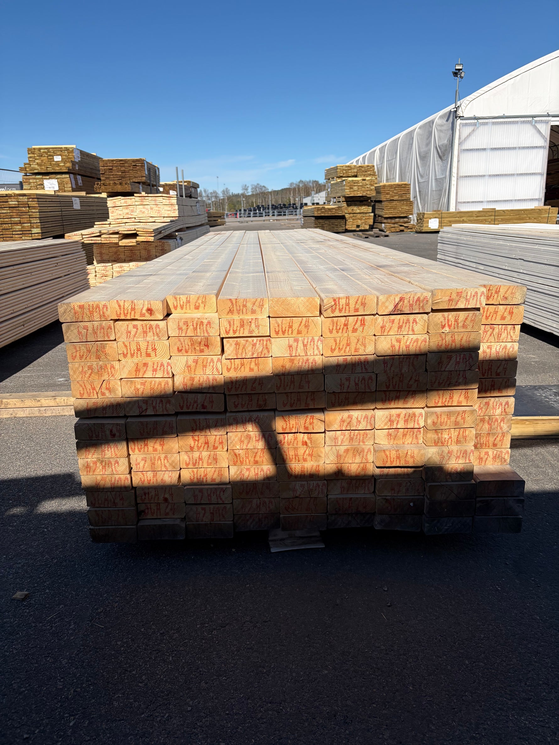 Paket Reglar 45x120mm 4,80m 117st C24 Väderbitet