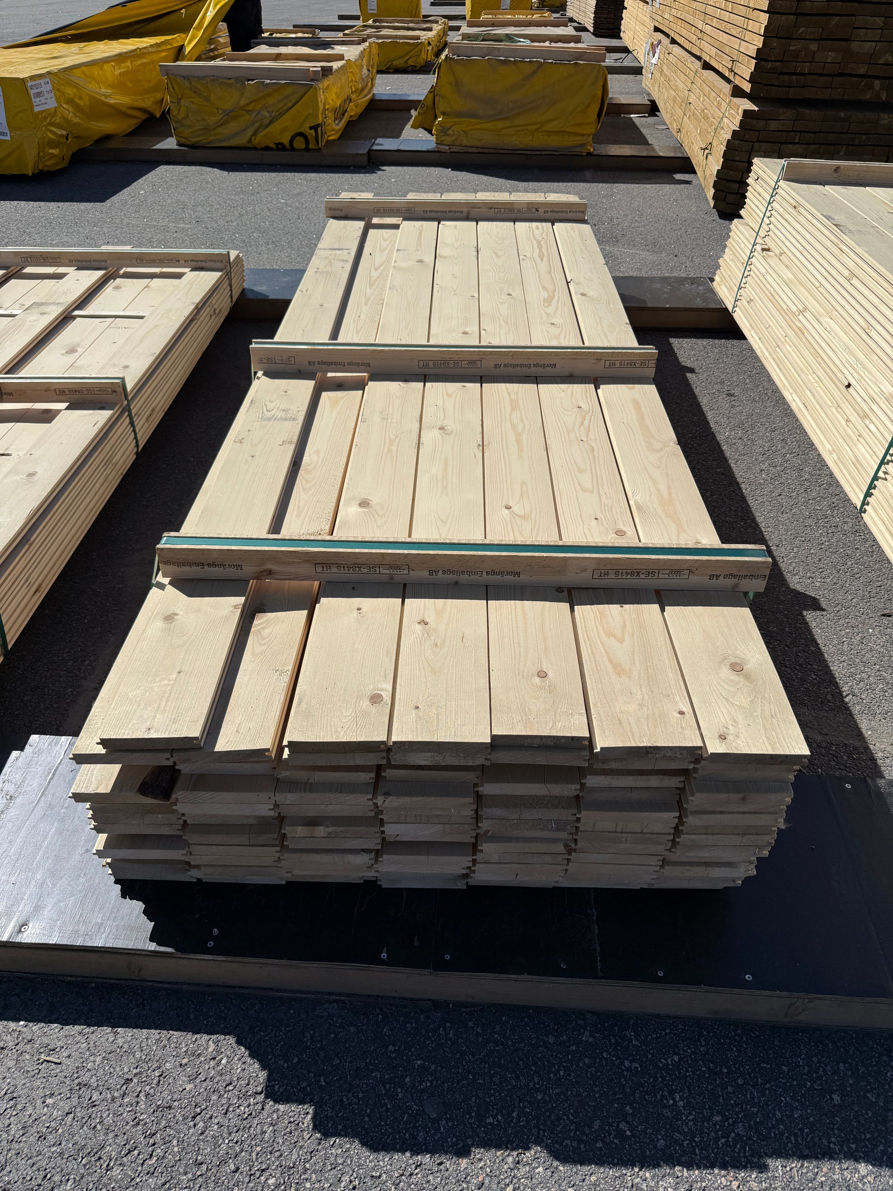 Parti Råspont/Luckämne 23x145mm- 97st 3.0m