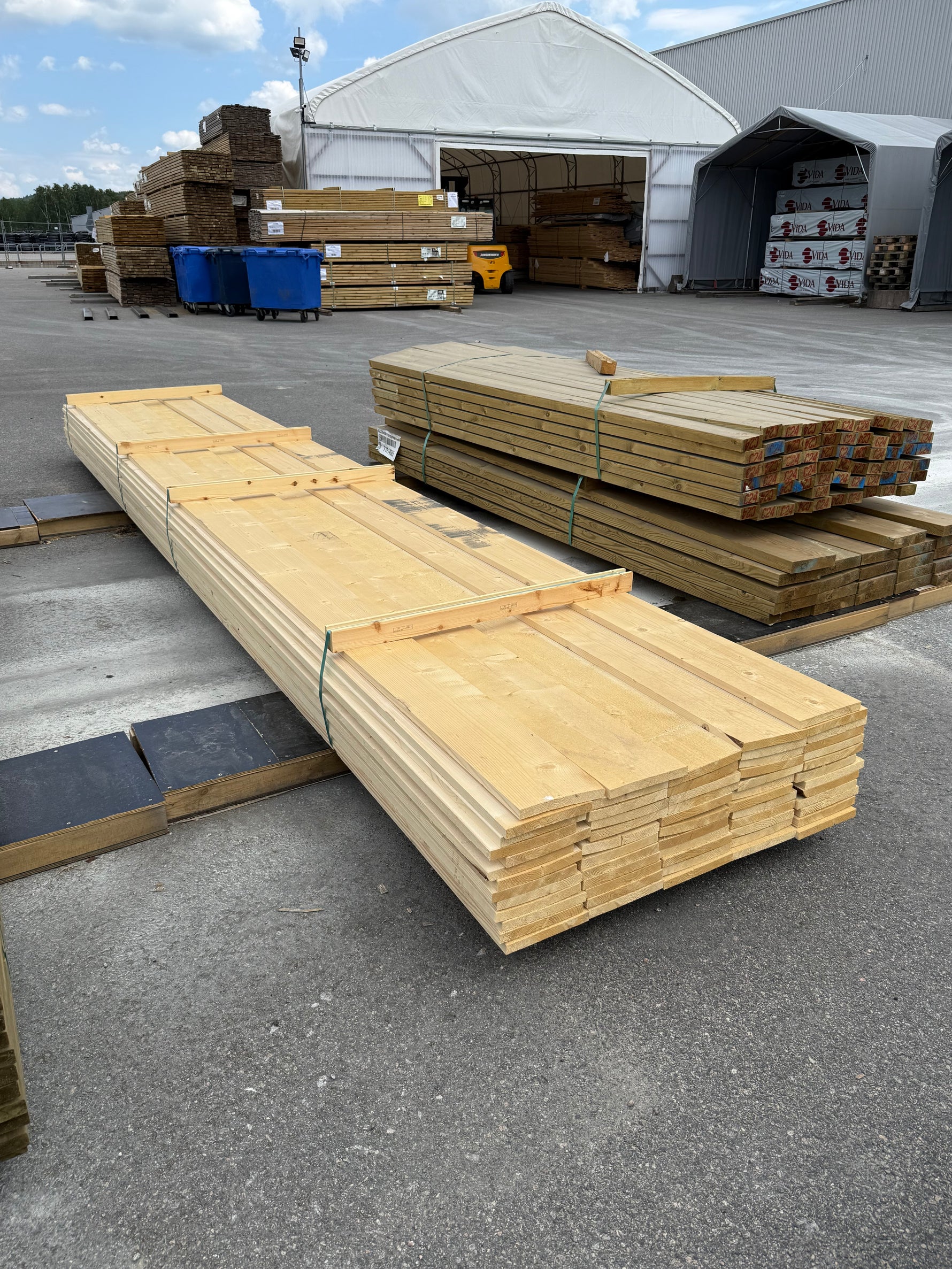 Paket Finsågade Brädor 22x195mm, 61st 5,40m (Revor)