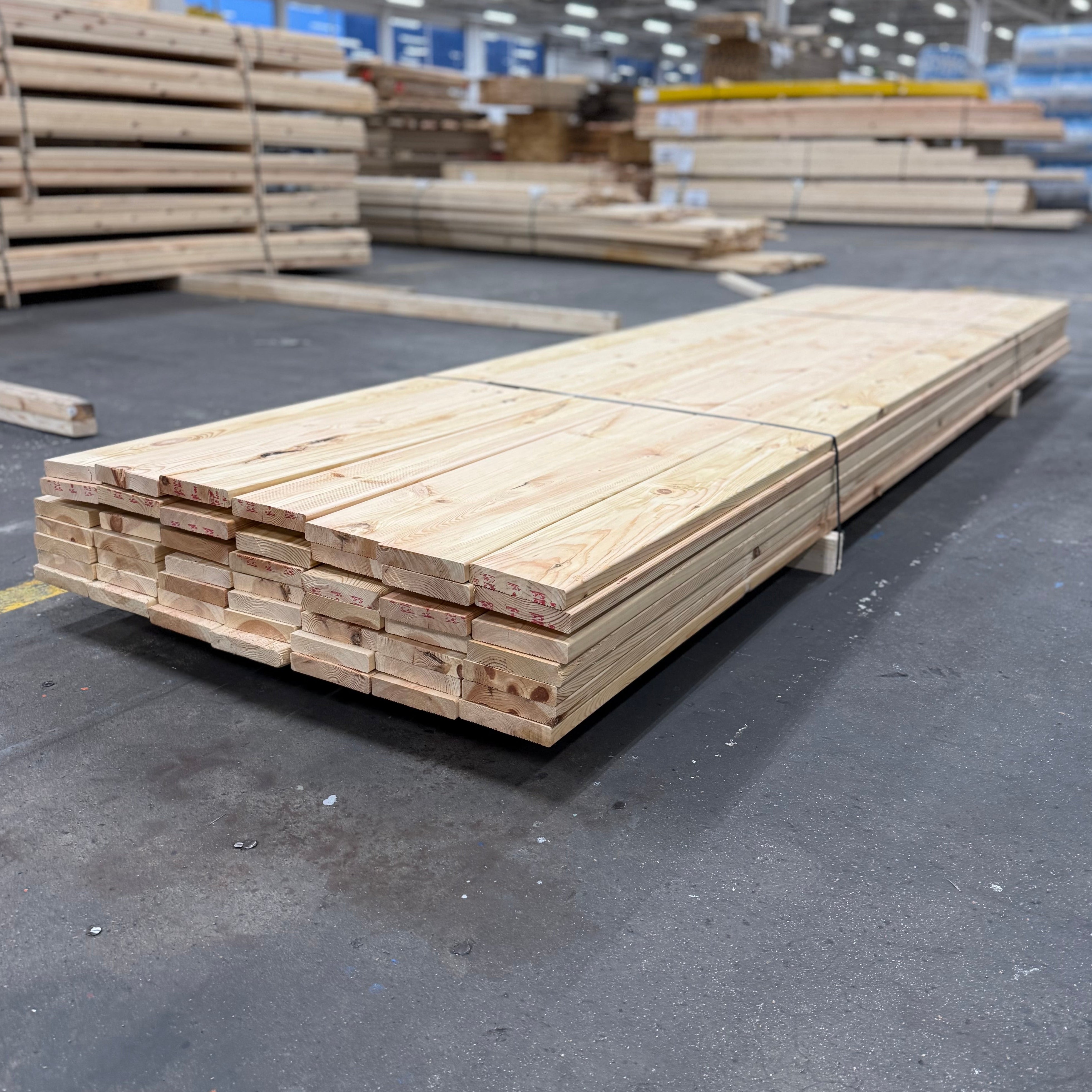 Paket Hyvlade Brädor 27x145mm 4.80m- 48st (Furu) B- sortering