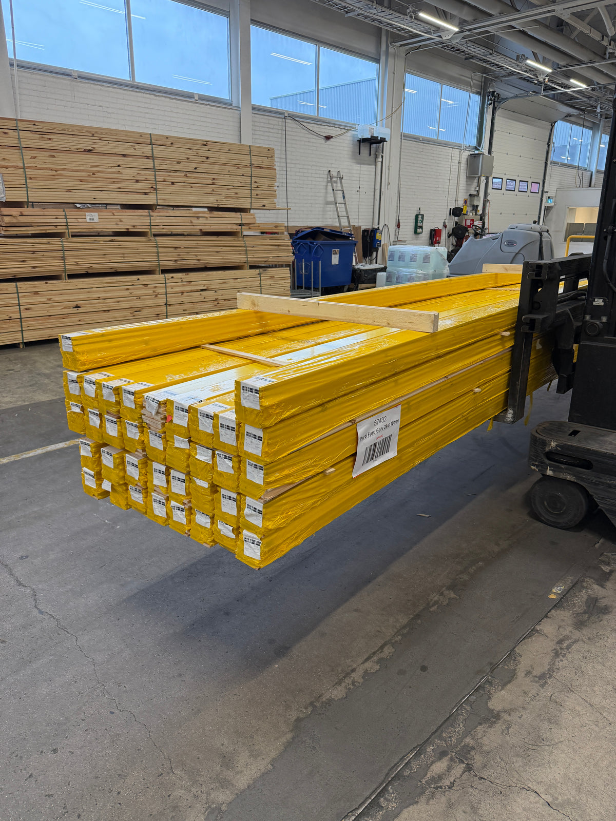 Parti Furu Golv 28x110mm Ändspont, 5.10–5.40m- 82,2kvm (Sekunda)