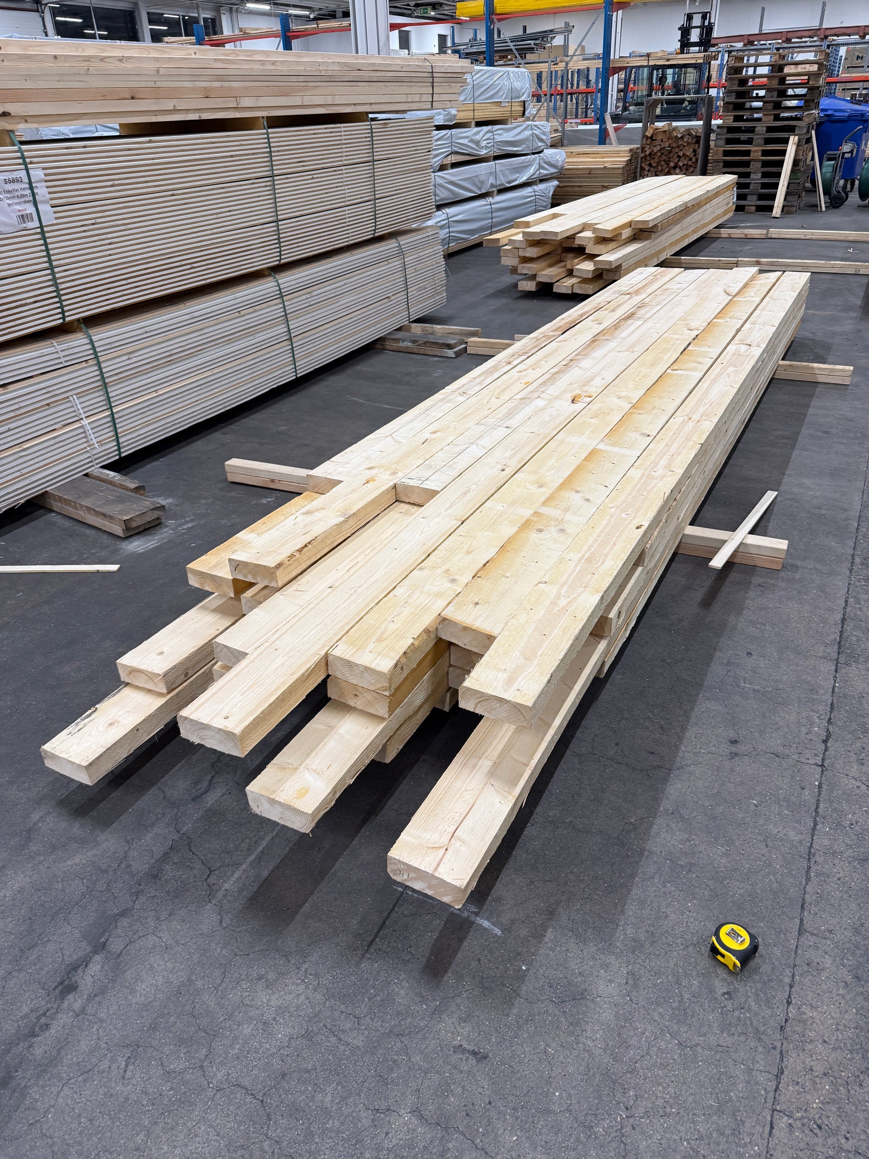 Paket Ohyvlade Reglar 63x160mm 35st (4.20-5.40m)