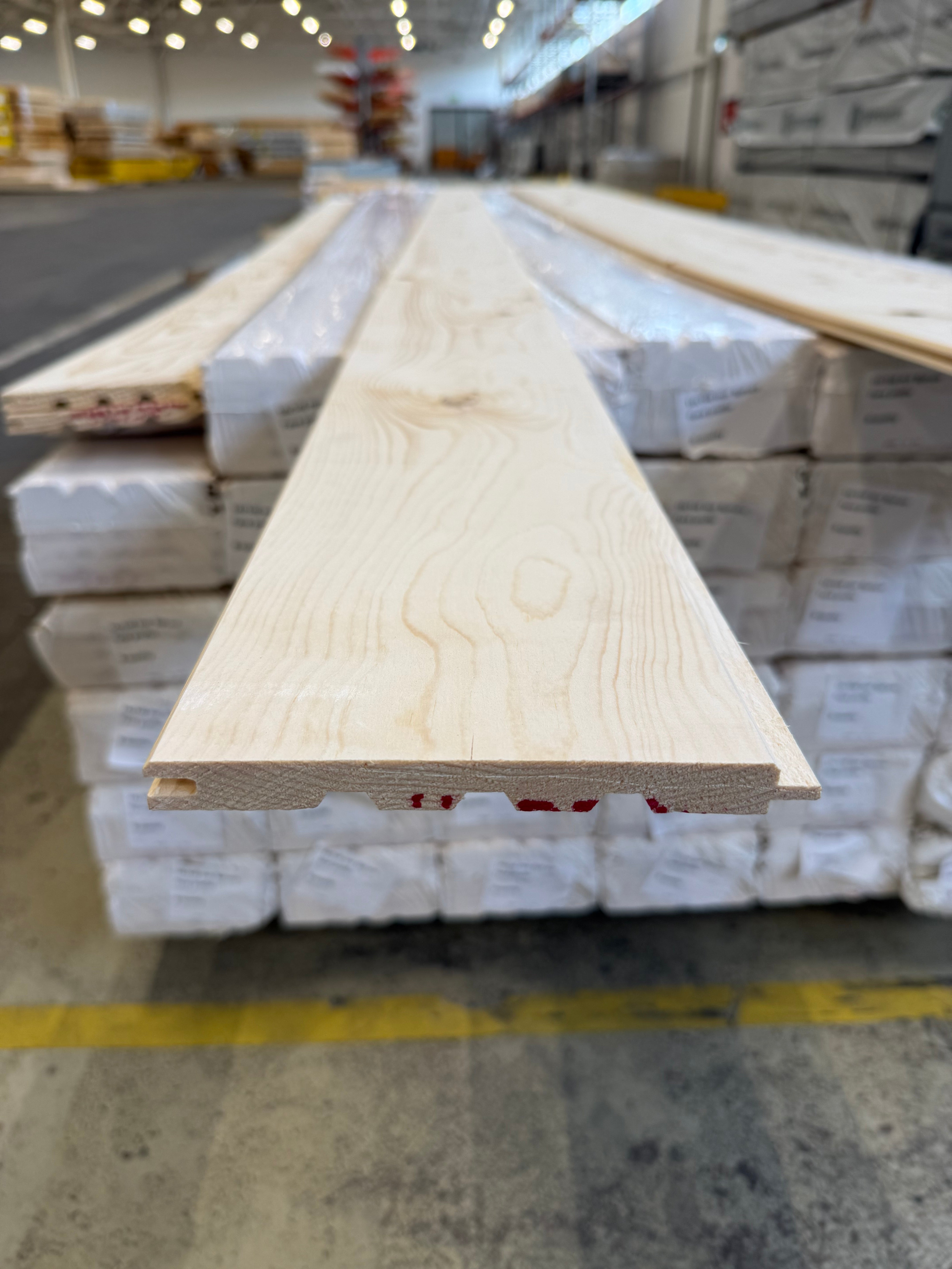 Innerpanel Fasspont 13,5x145mm – B-sortering (Gran, Obehandlad)