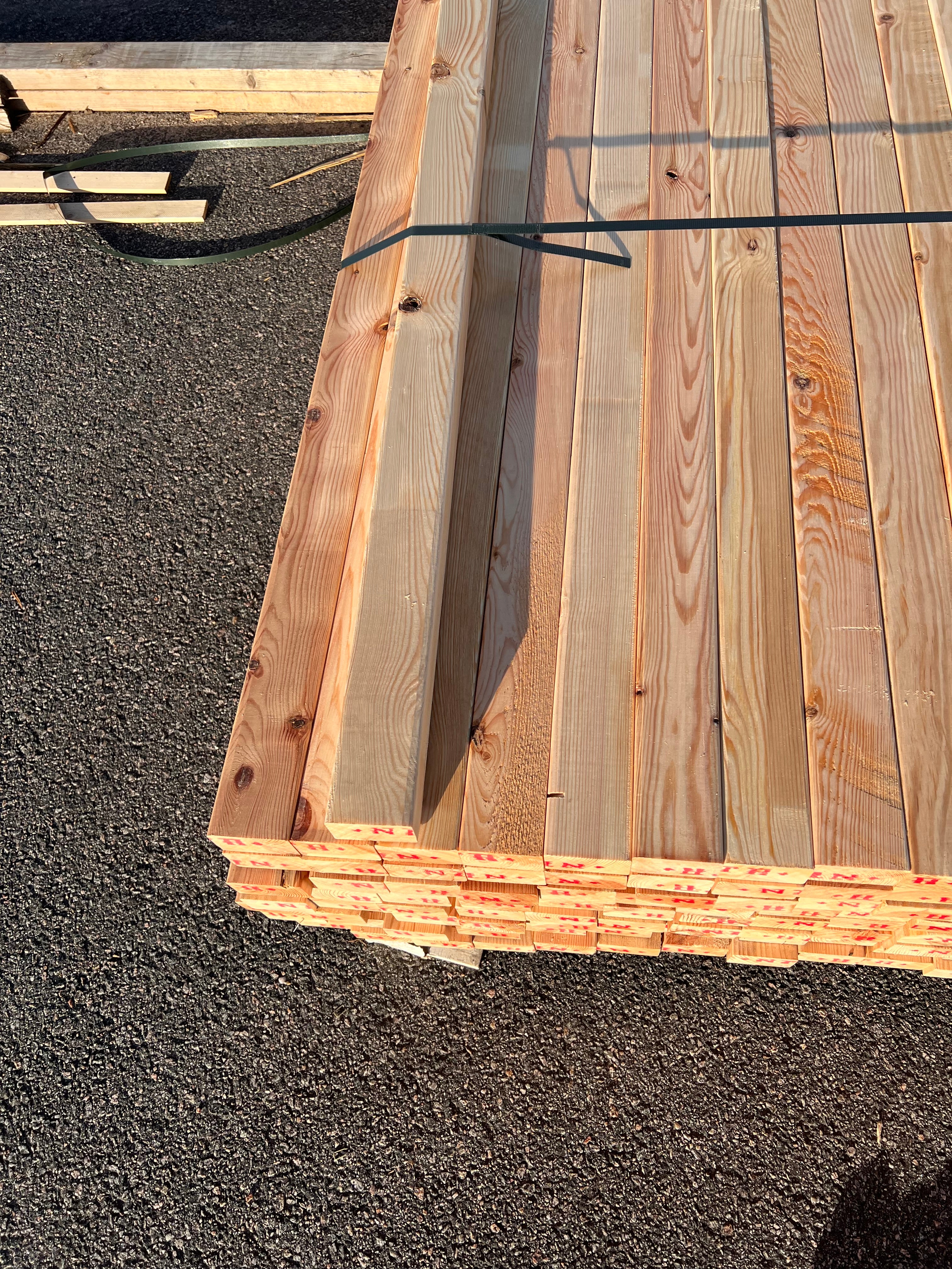 Paket Reglar 45x70mm – 123 st (5,40 m, Furu)