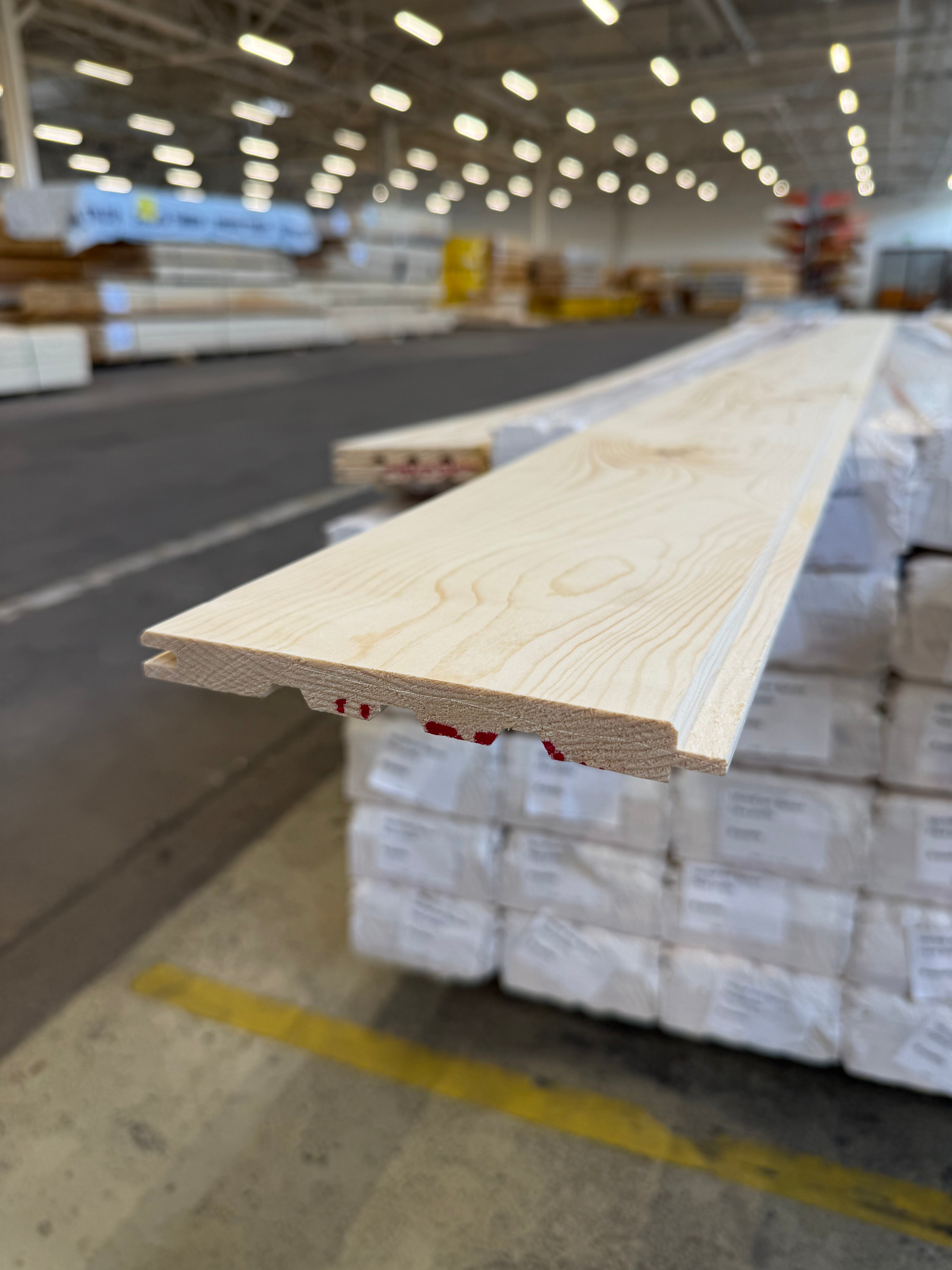 Innerpanel Fasspont 13,5x145mm – B-sortering (Gran, Obehandlad)