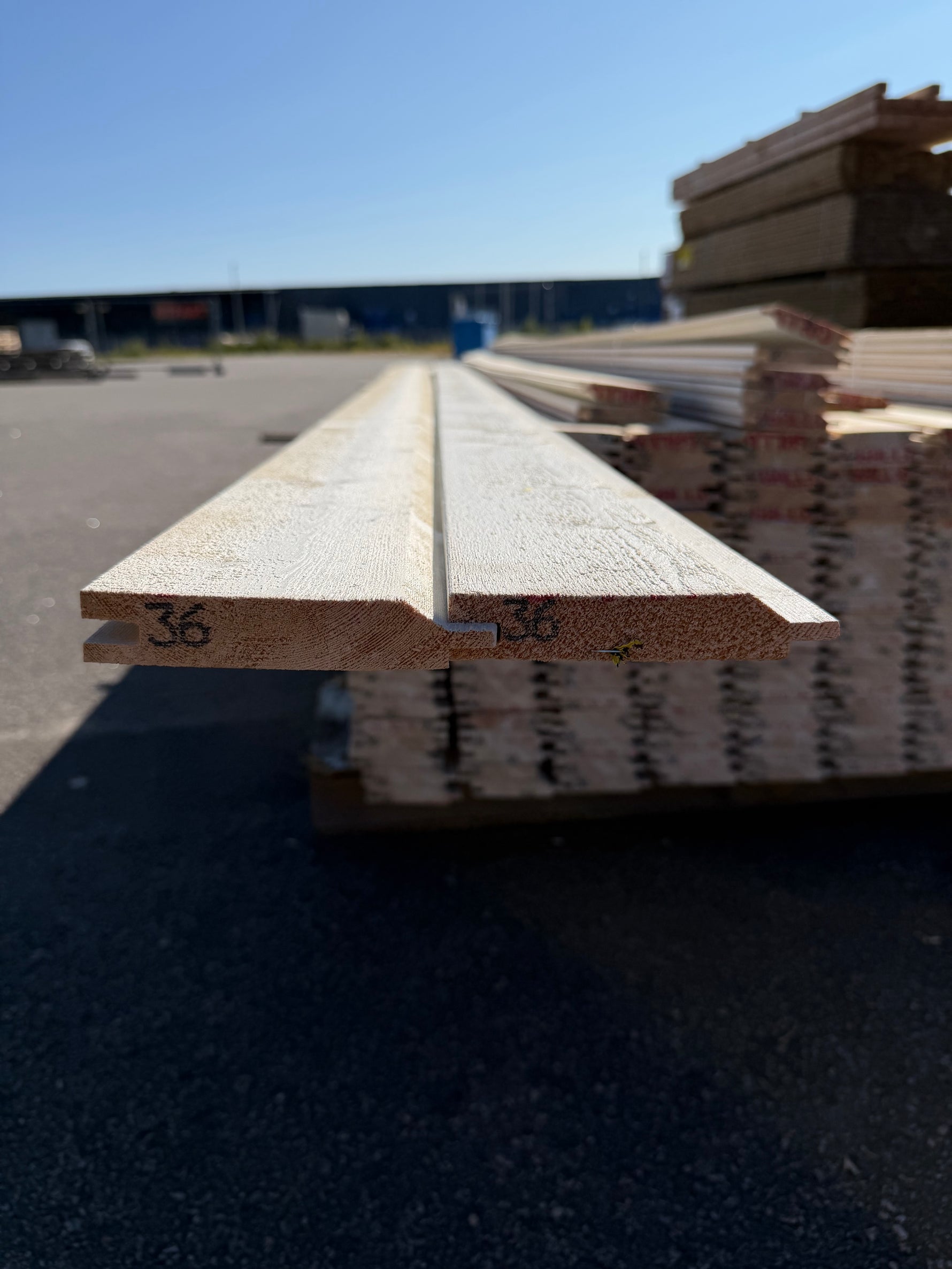 Paket Ytterpanel Enkelfas 22x120mm 3.60m, 195 st