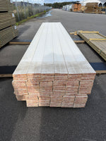 Paket Finsågade Brädor 22x170mm, 150st 5,40m Grundmålade