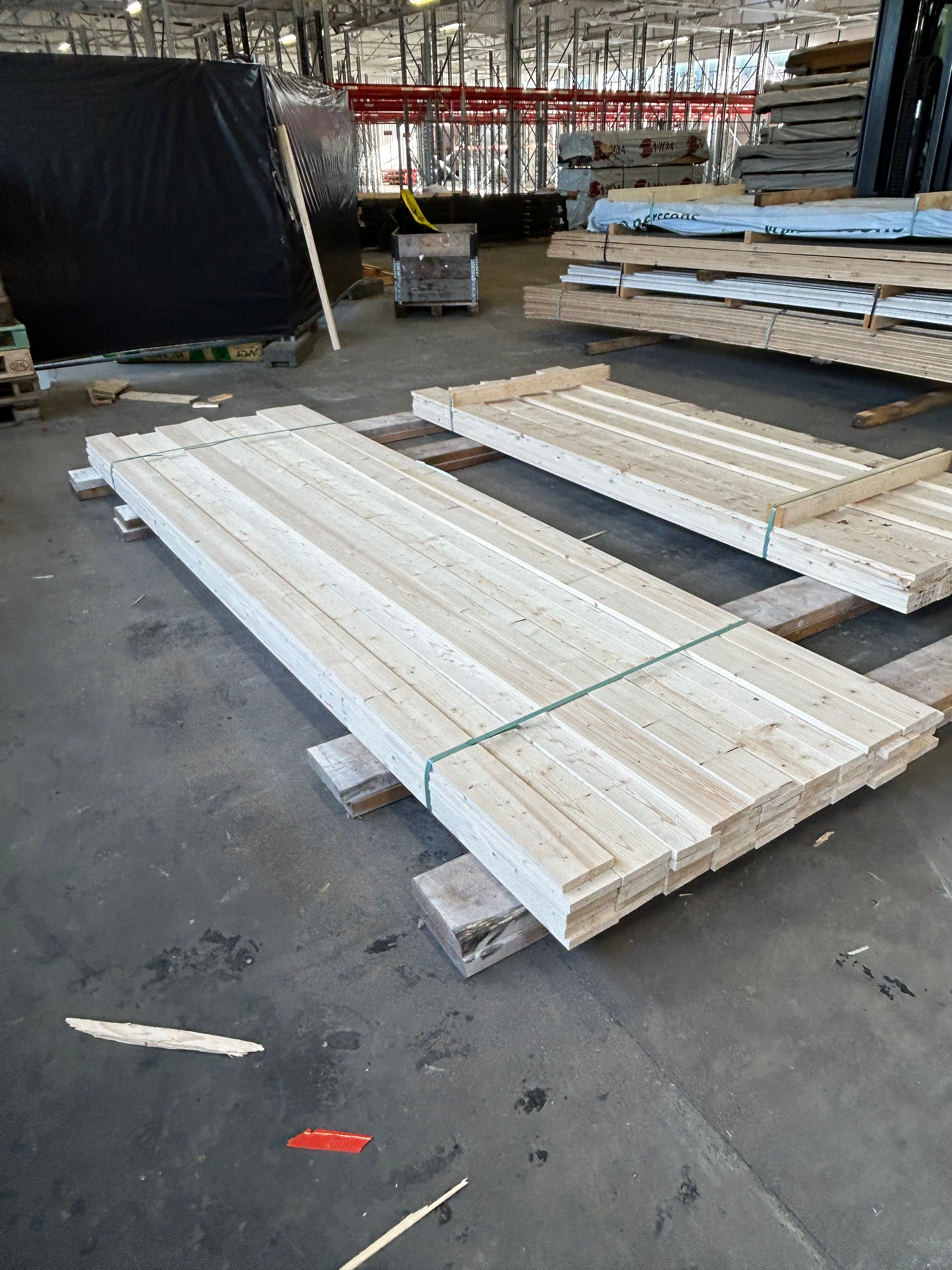 Paket finsågade brädor 22x120 3.6m 50st