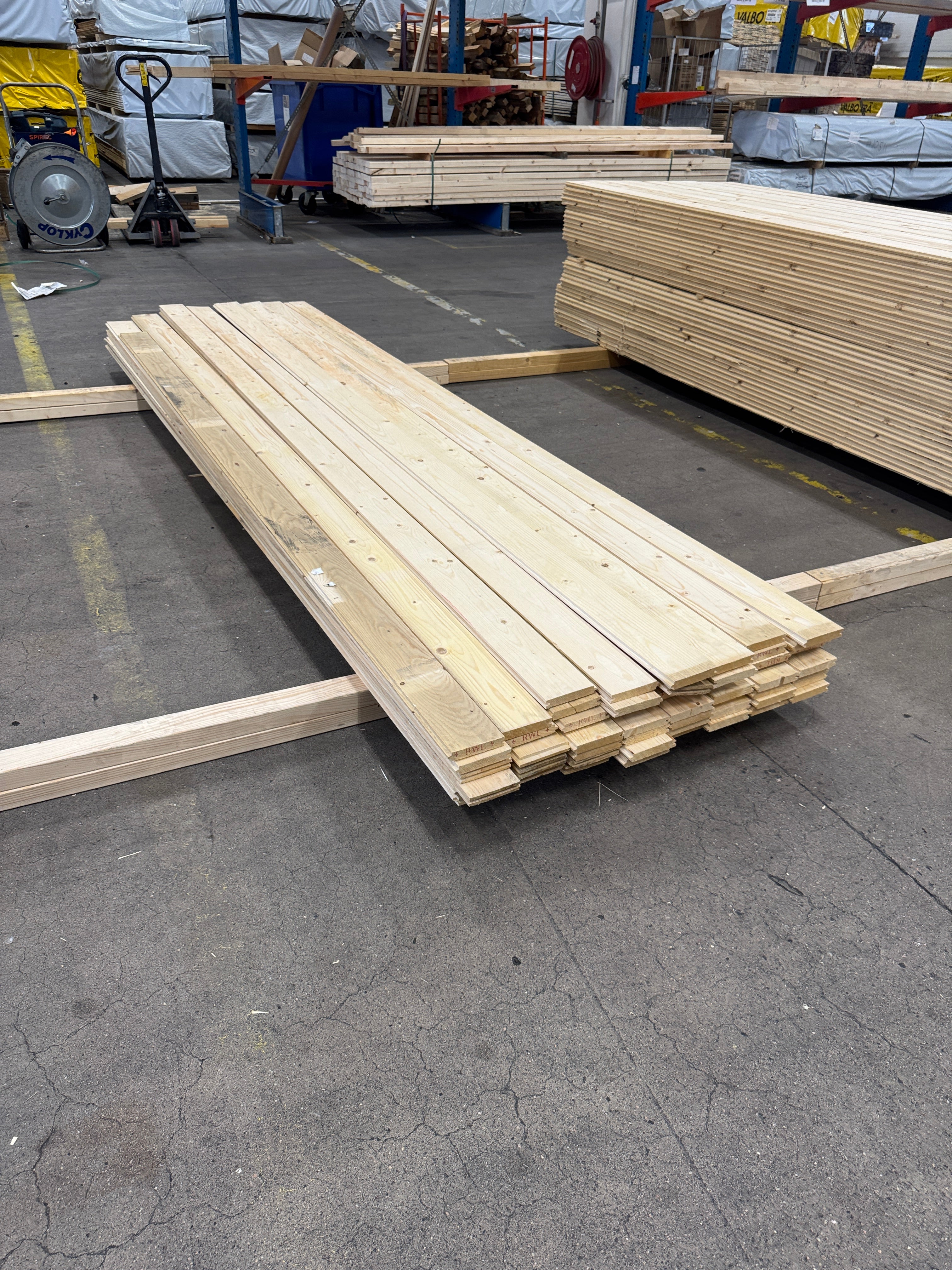 Paket Utsorterad Råspont 20x120mm 3,00–3,30m – 54 st