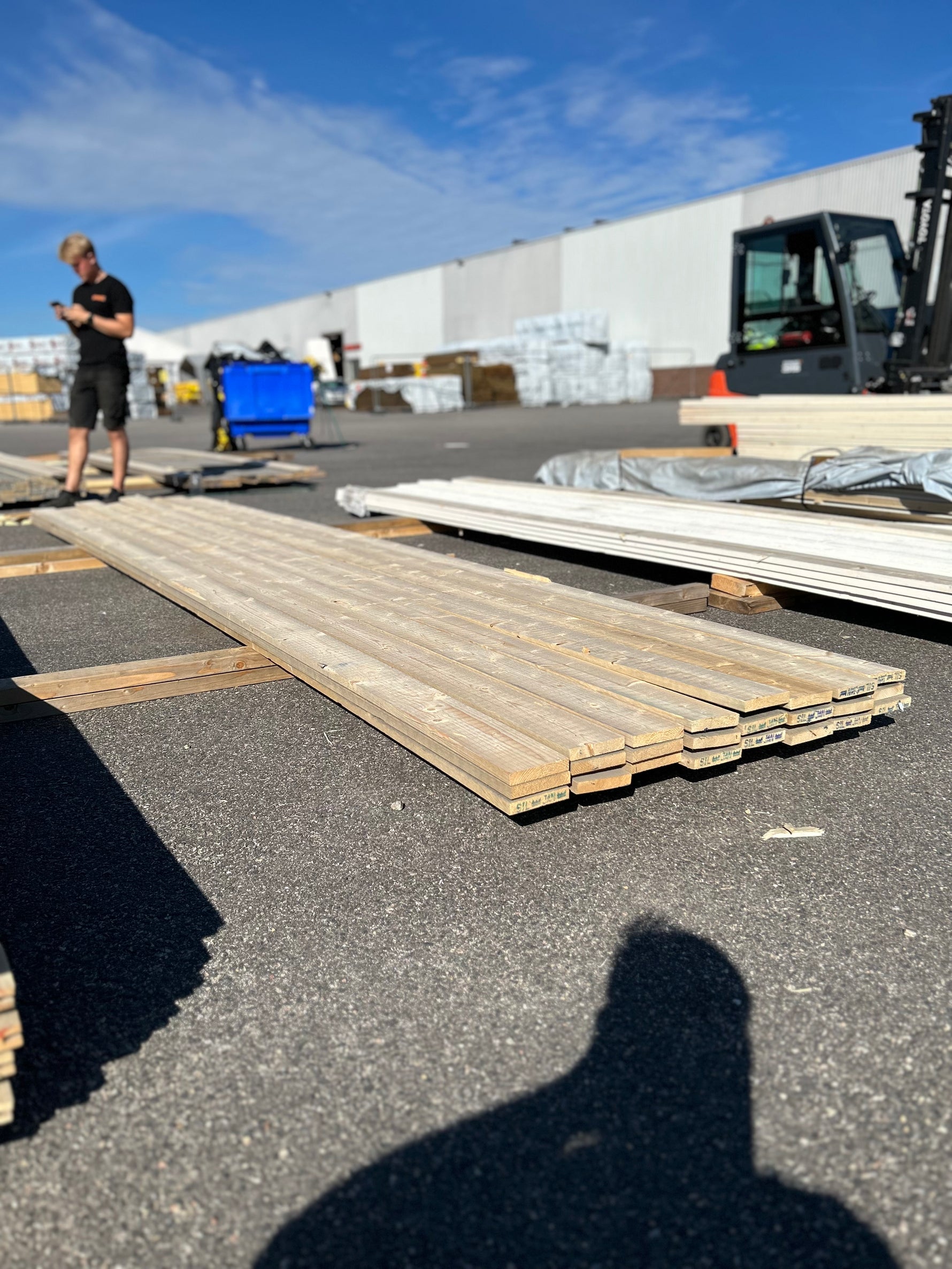 Paket Finsågade Brädor 22x120mm, 24st 4.80m Lasyr