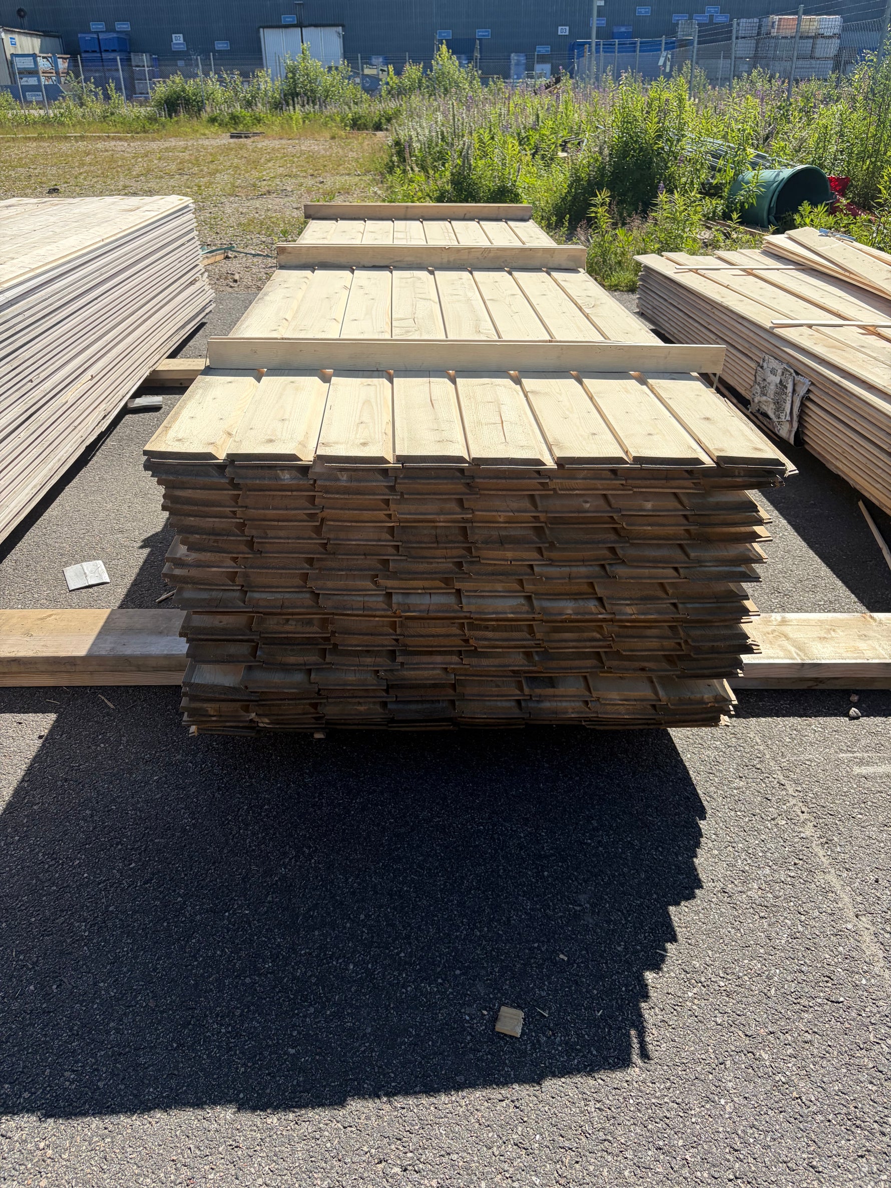 Paket Ytterpanel Enkelfas Fals Ändspont 22x145mm, 152st 3.60m