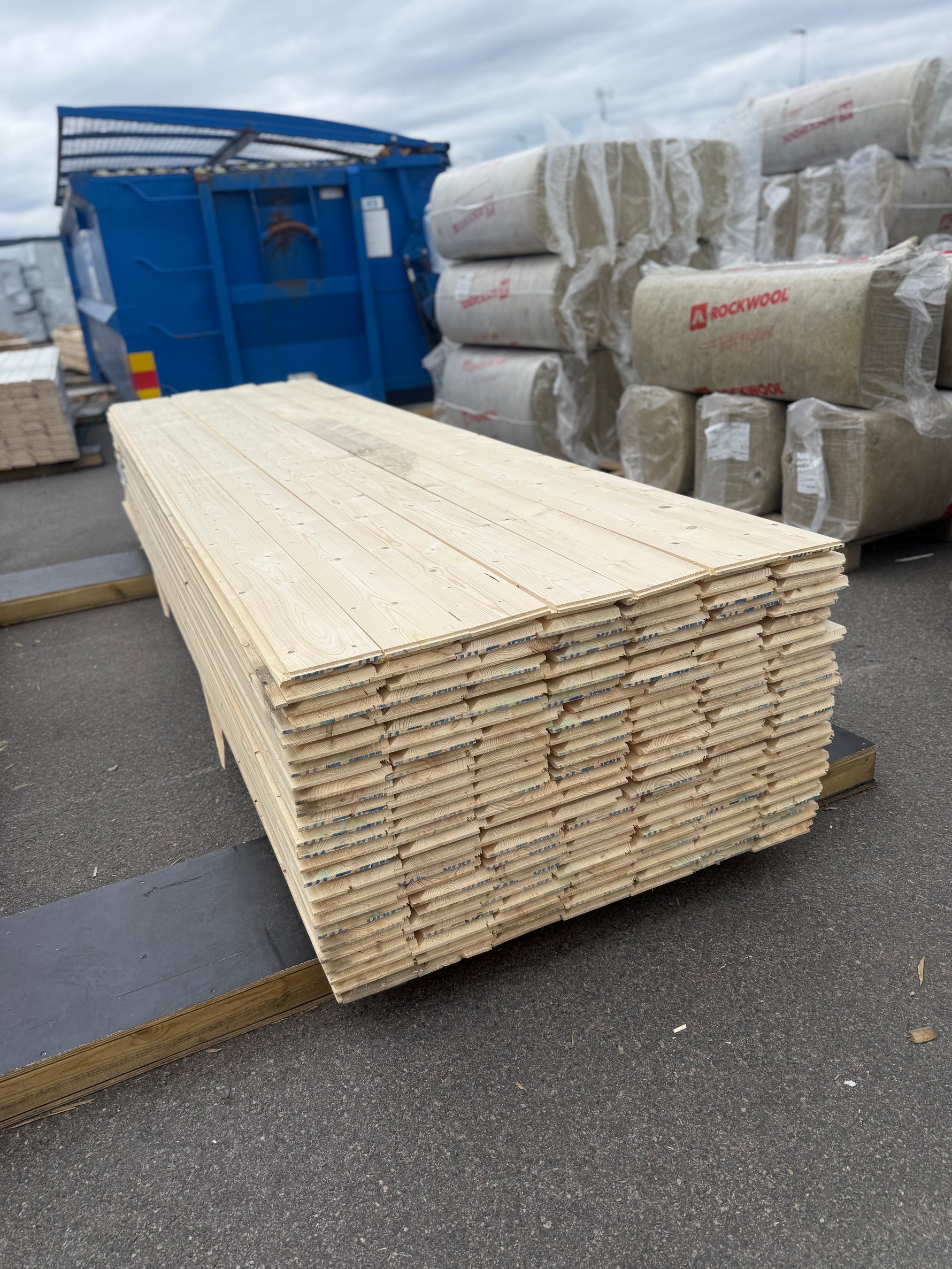 Paket Ytterpanel Enkelfas fals 22x145mm 3.60m- 175st (Obehandlad)