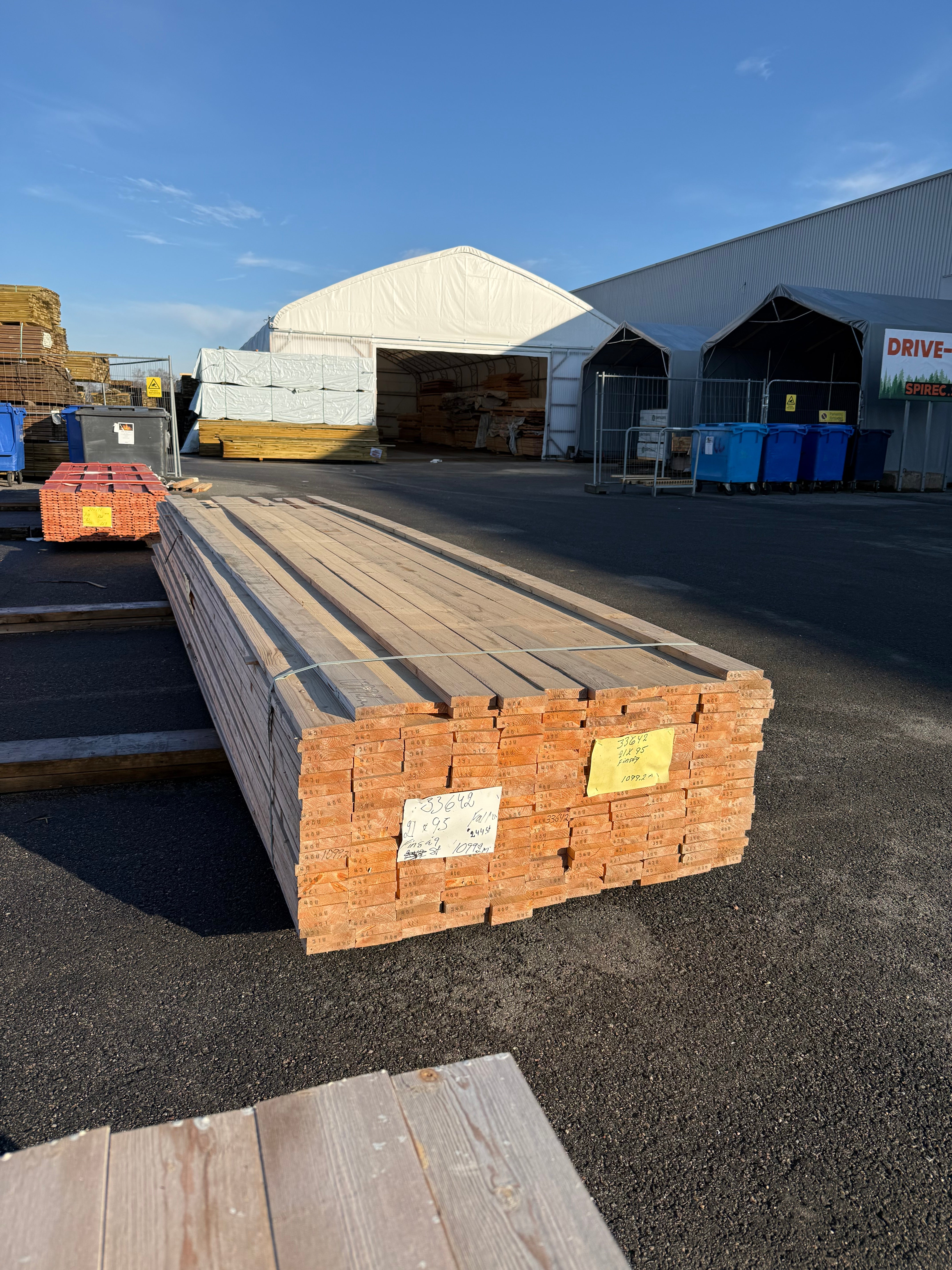 Paket Finsågad Panel 21x95mm – 236 st (Gran, 3,10–5,40 m)