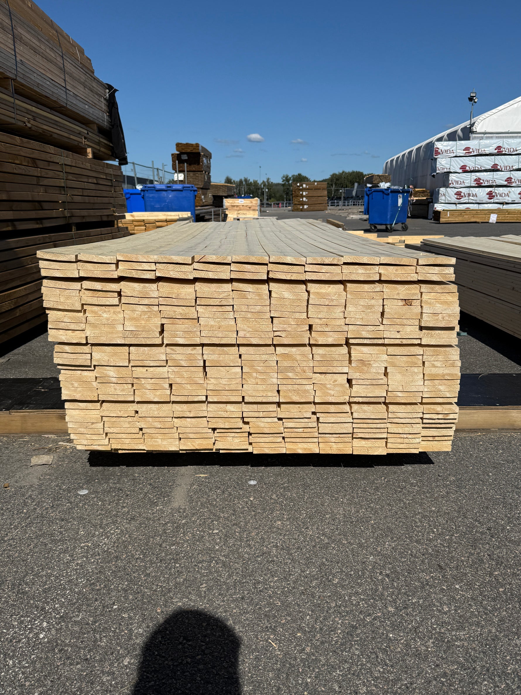 Paket Råplan Klyvsida 17x95mm 3.30m- 330st Obehandlad
