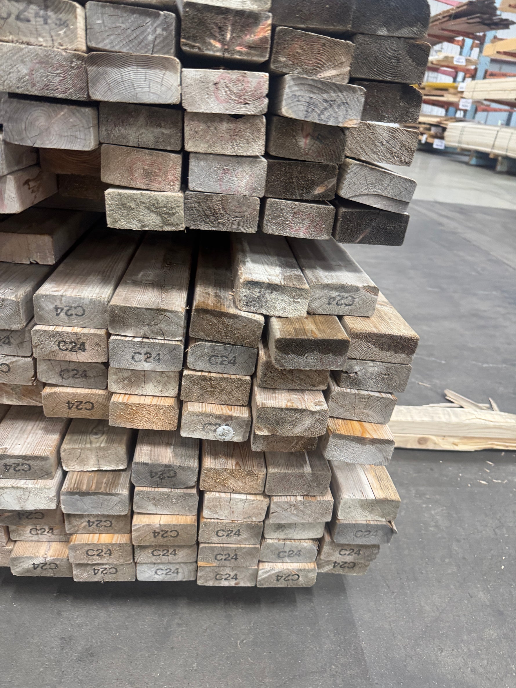 Paket Begagnade Reglar 45x95mm 3,00–3,60m – 118 st