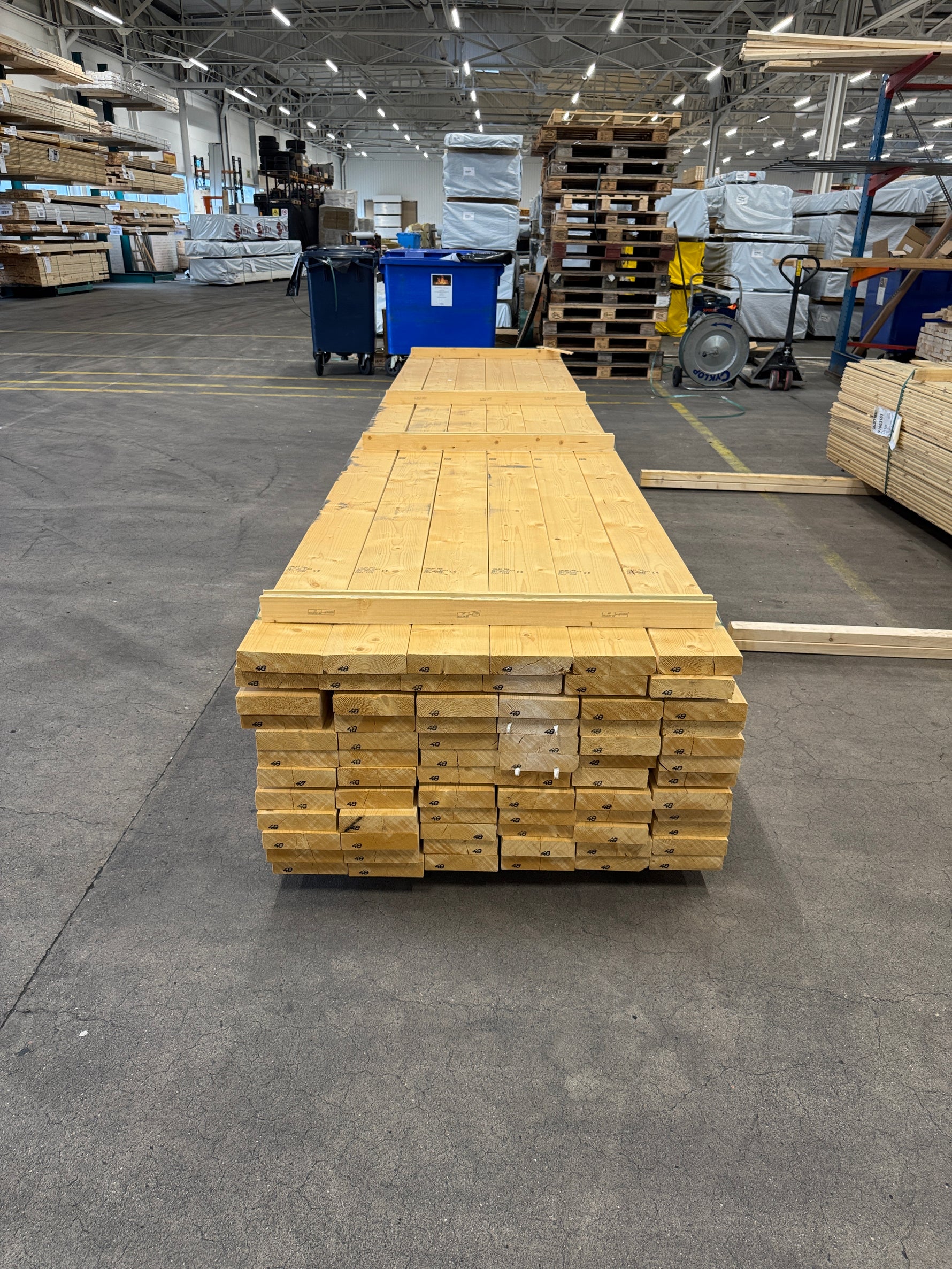 Paket Reglar 45x170mm 4,80m – 72 st C24 Felhyvlade