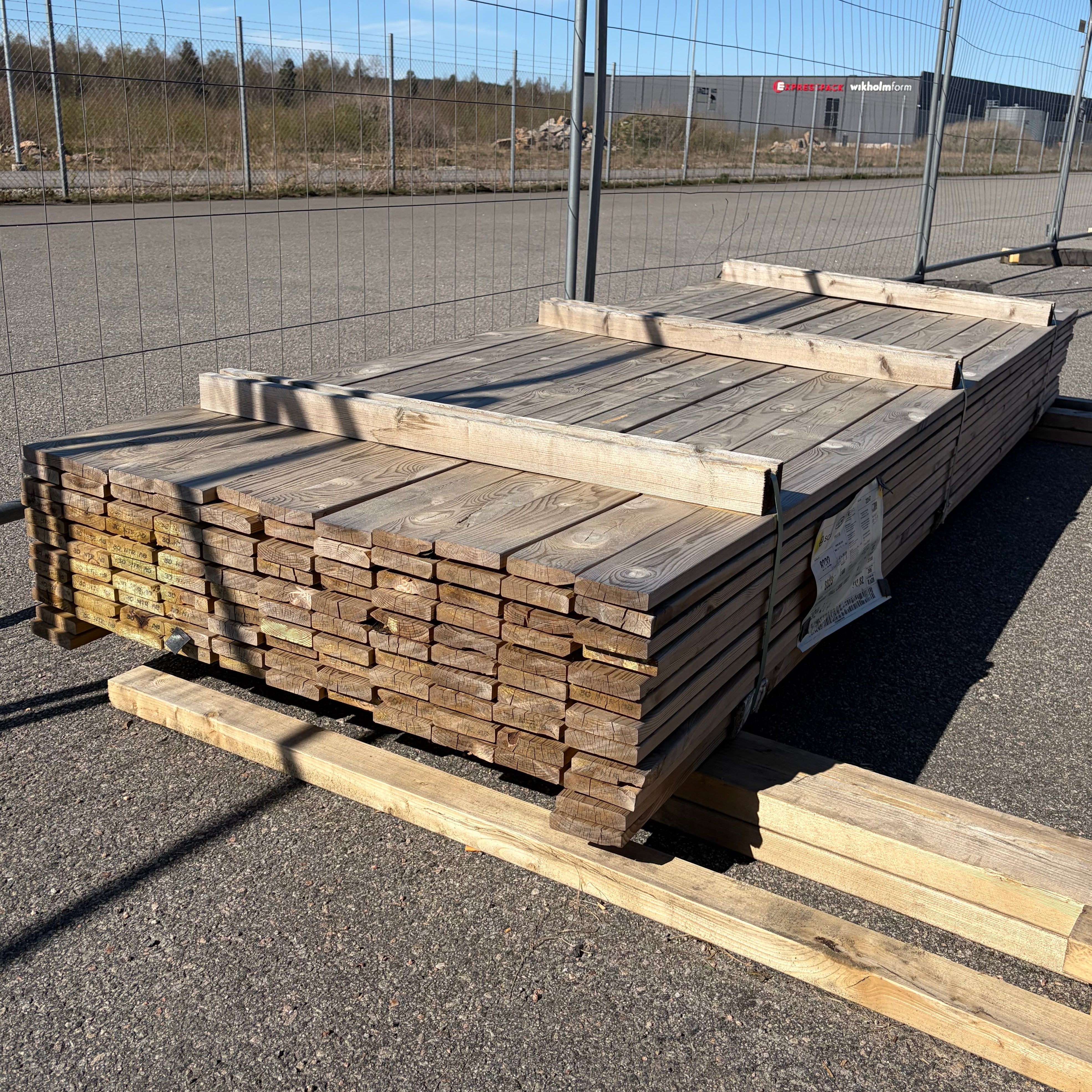 Paket Tryckimpregnerad Trall 22x95mm, 132st 3,0m