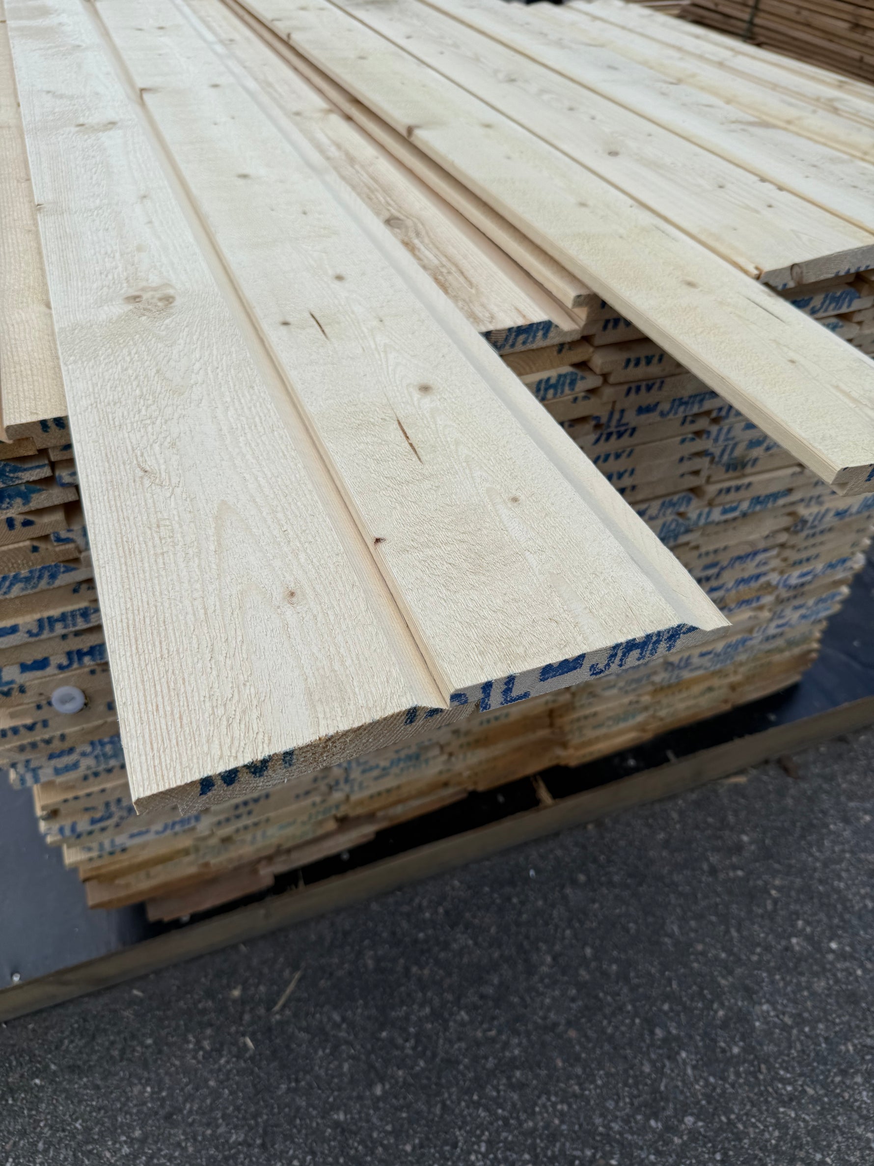 Paket Ytterpanel Enkelfas Halvspont 22x145mm 3.30m 209st