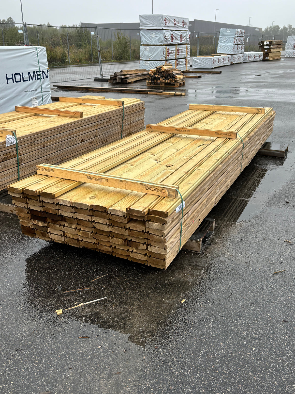 Paket Tryckimpregnerade Handledare 34x120mm 4.20m 86st