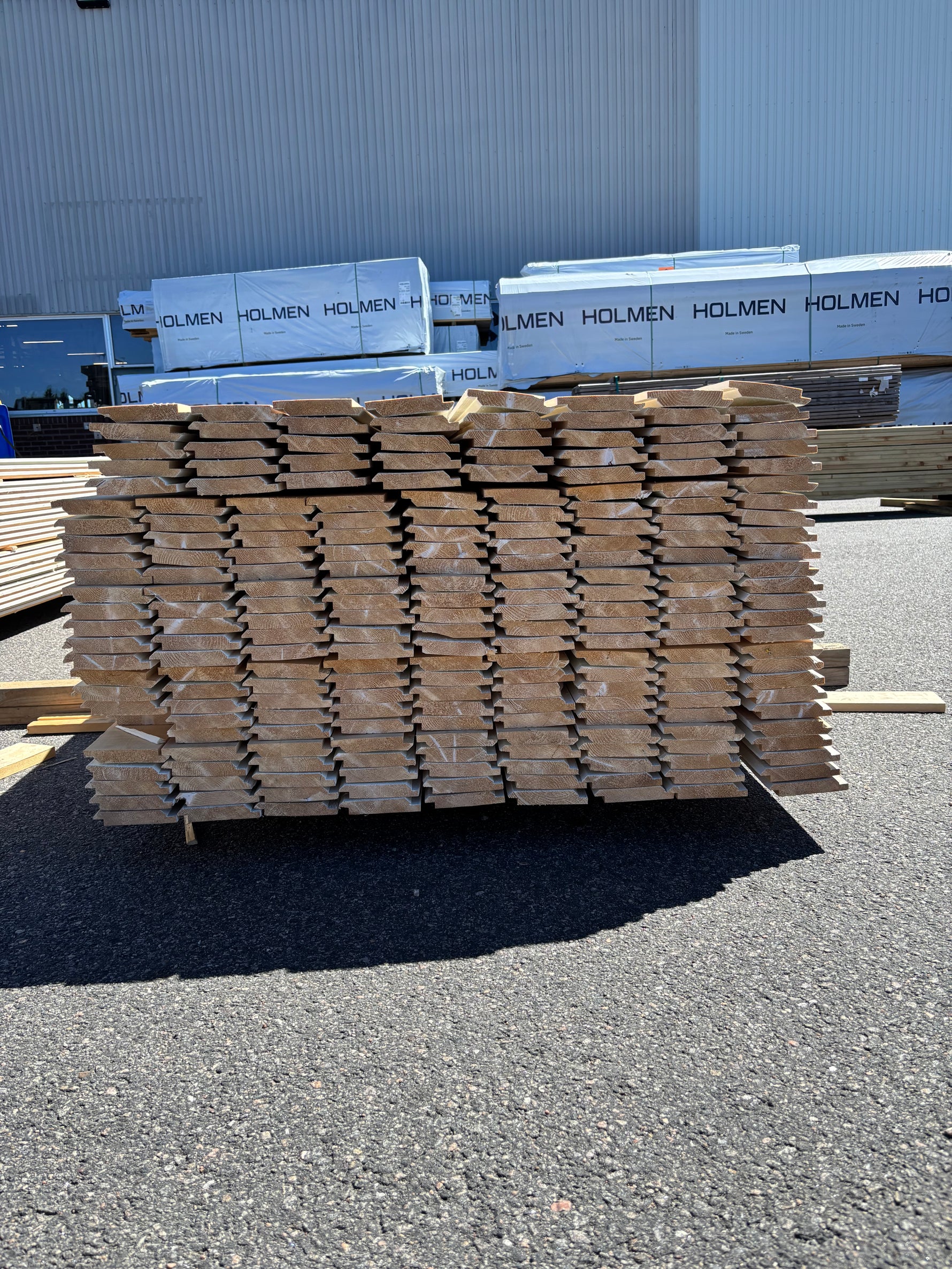 Paket Ytterpanel Dubbelfas 22x120mm, 220st 4.50m Grundmålad