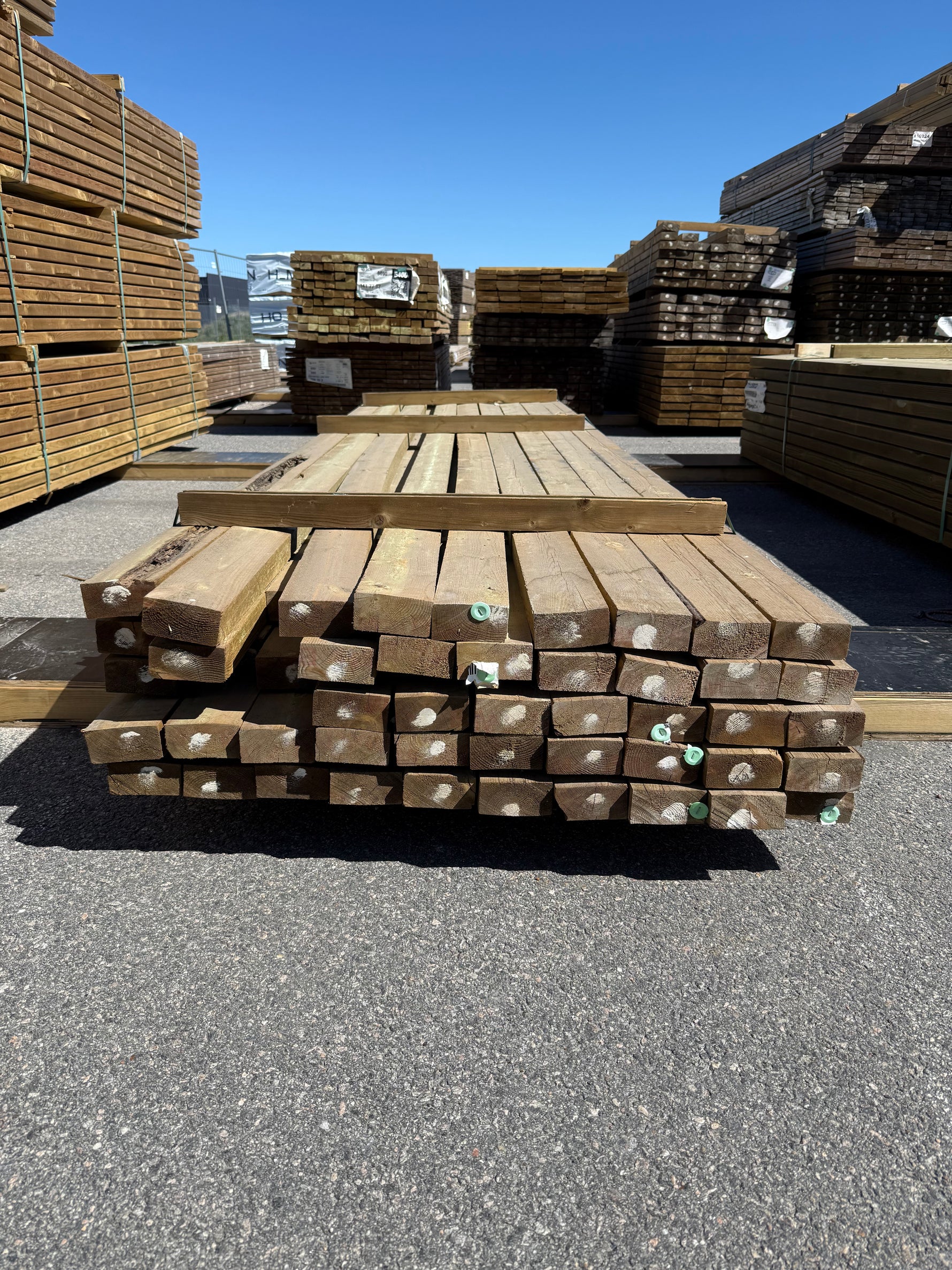 Paket Tryckimpregnerade Reglar 50x100mm, 50st 3,90–4,20m
