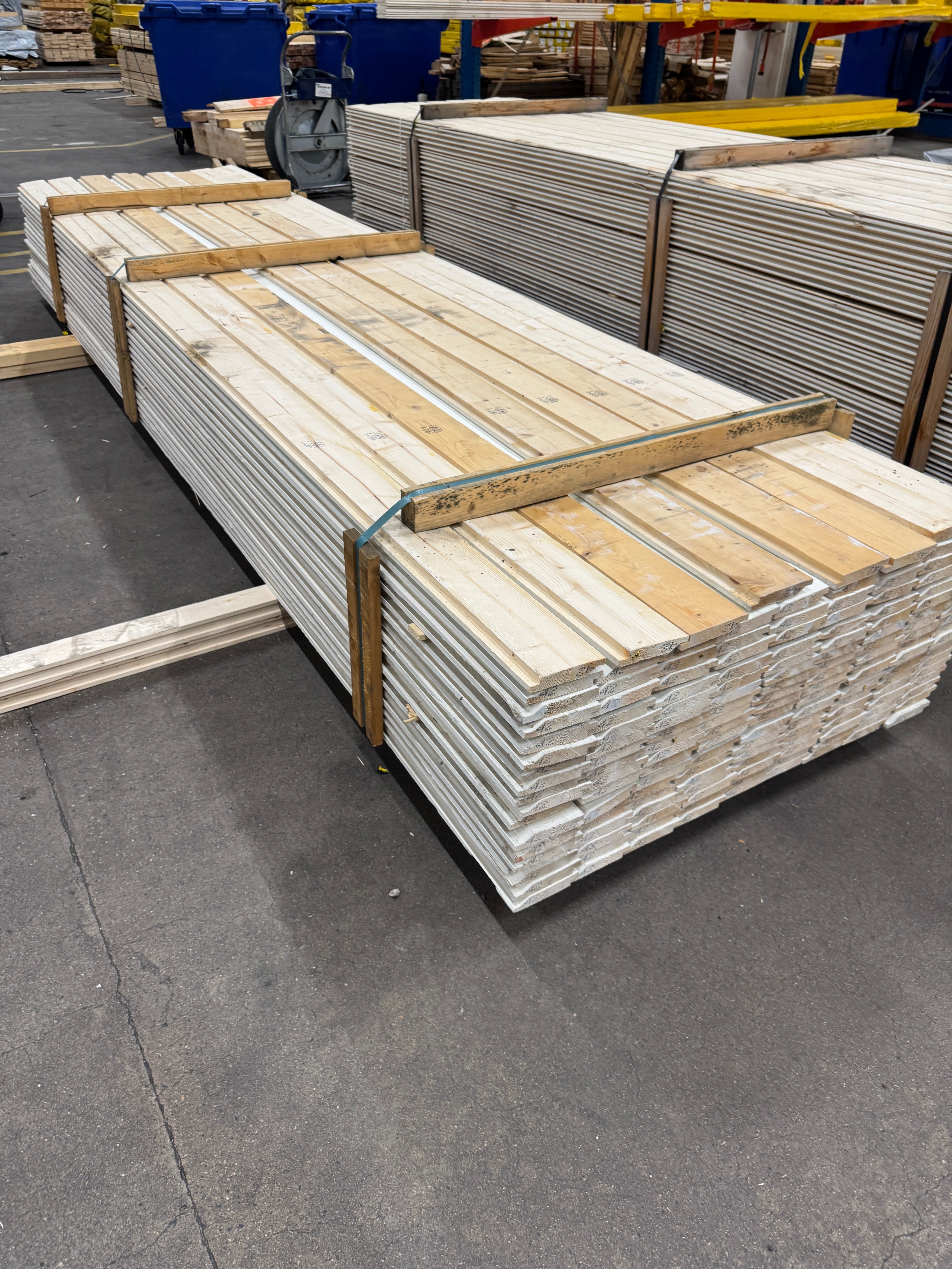 Paket Ytterpanel 22x120mm Vit – 161 st 4,20 m